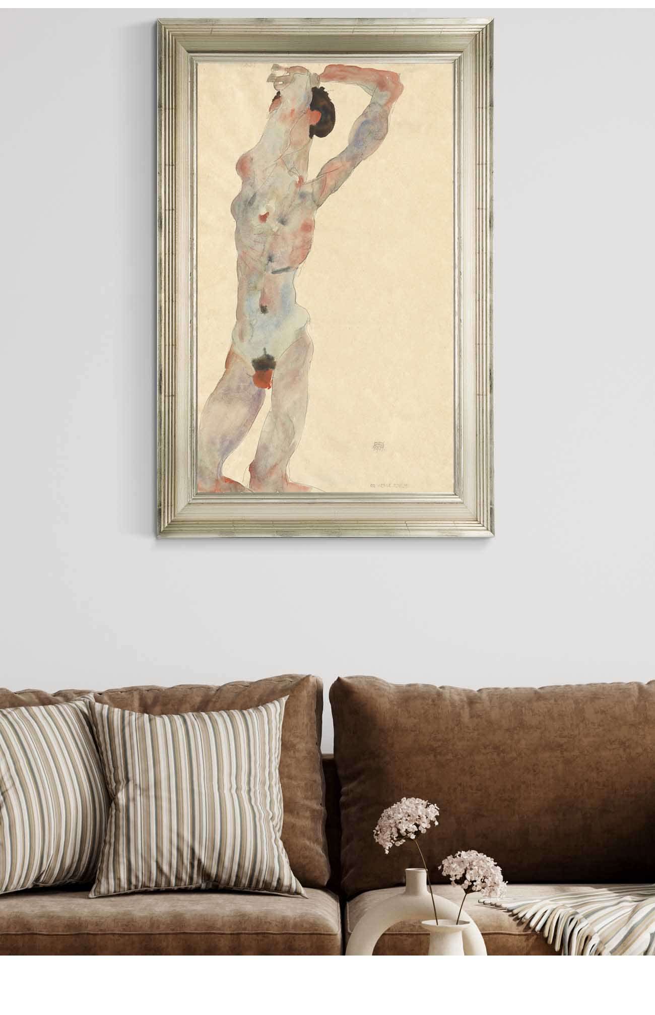 Mannlicher Akt by Egon Schiele - Image 5