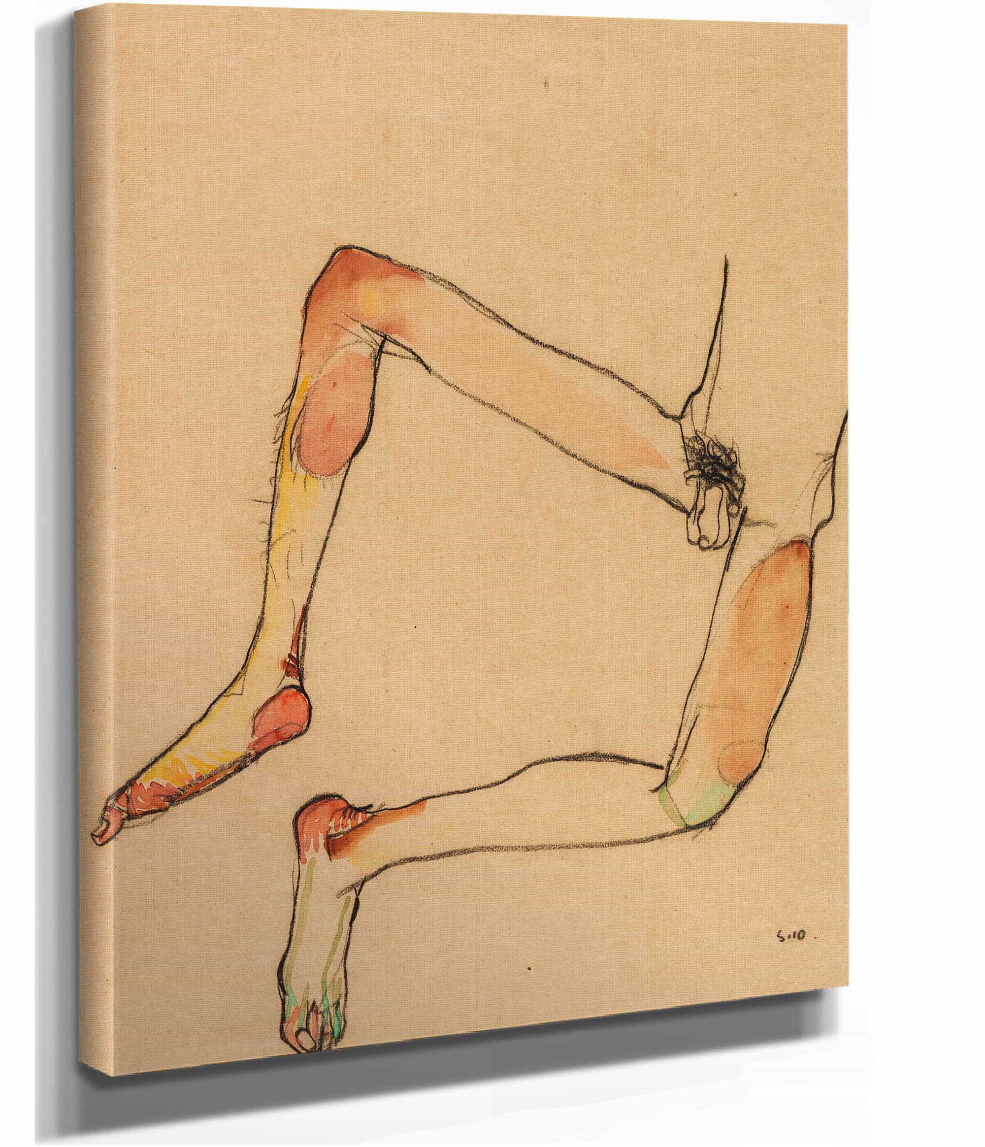 Mannlicher Unterleibstorso by Egon Schiele - Image 2