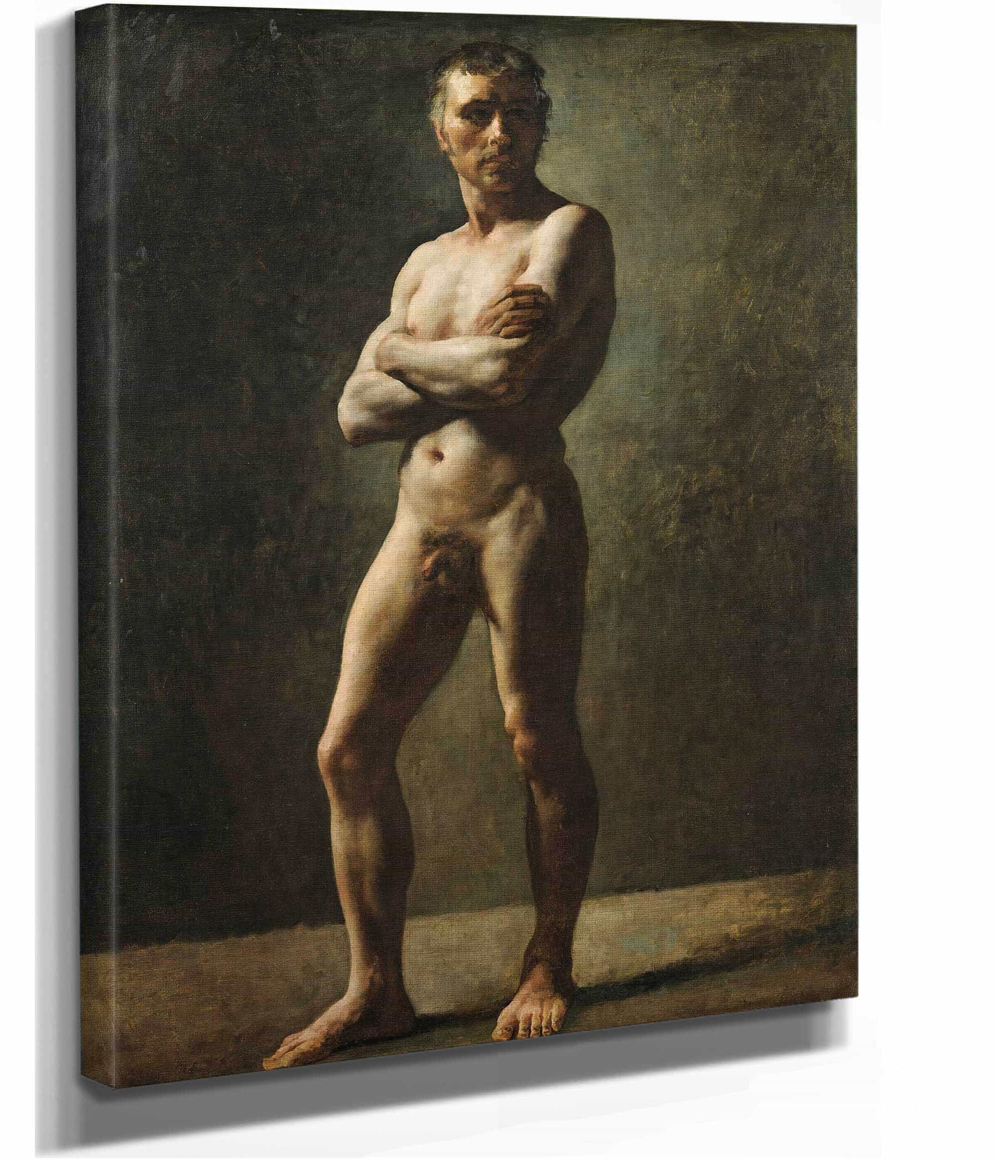 Mans Academy Crossed Arms by Theodore Gericault - Image 2