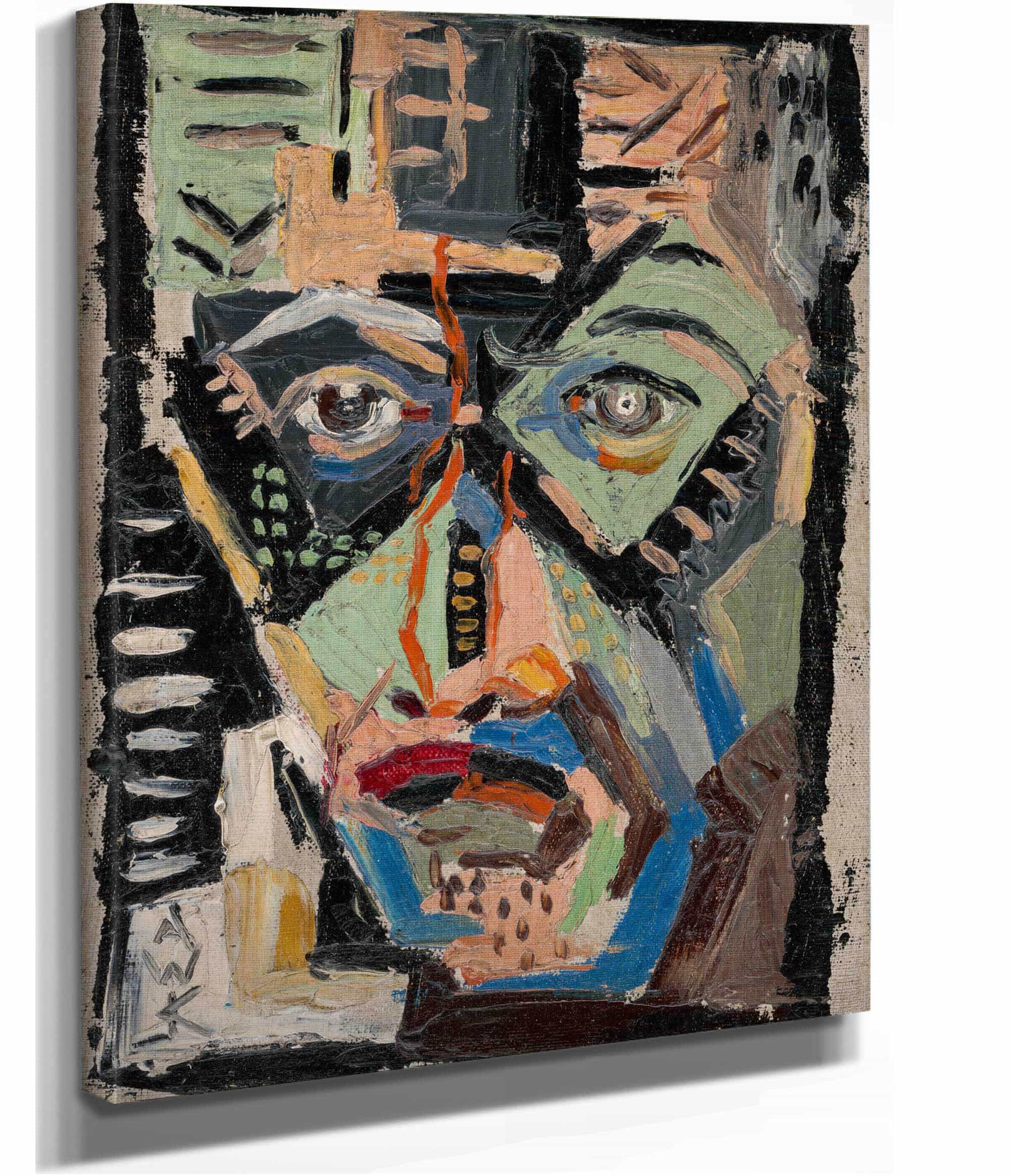 Mans Face by Arnold Peter Weisz Kubincan - Image 2