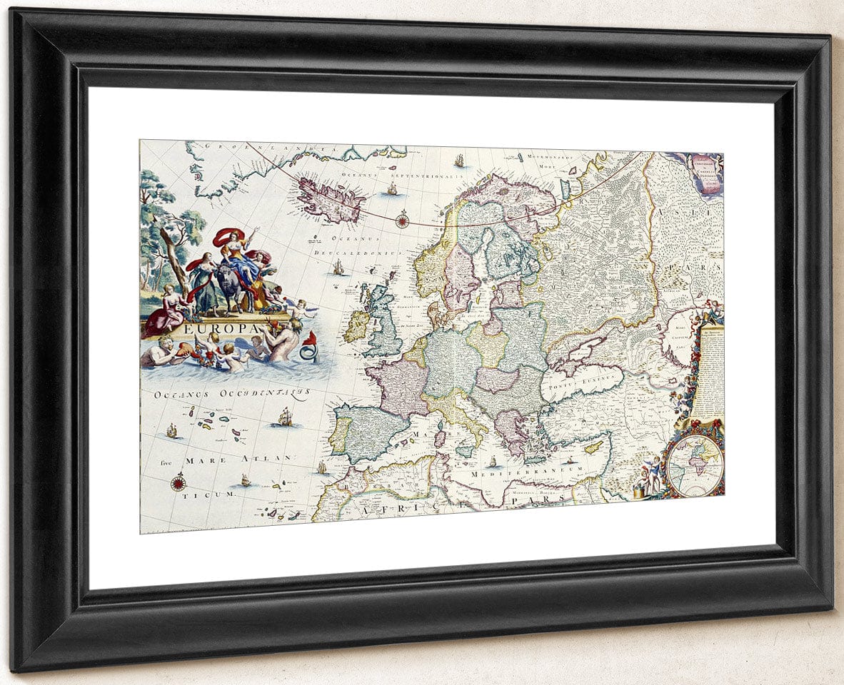 Map Of Europe By Cornelis Danckerts - Image 4
