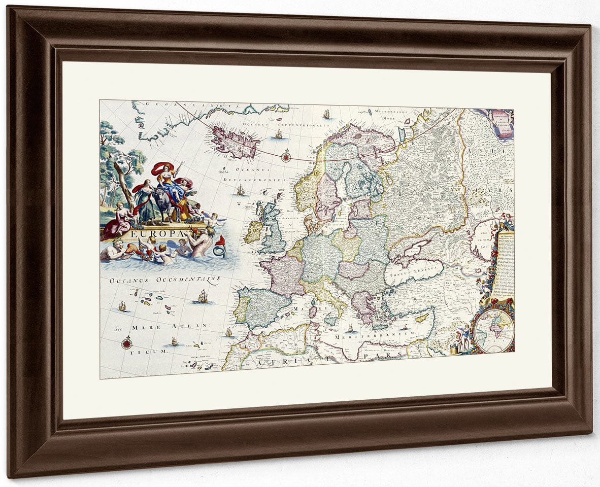 Map Of Europe By Cornelis Danckerts - Image 5