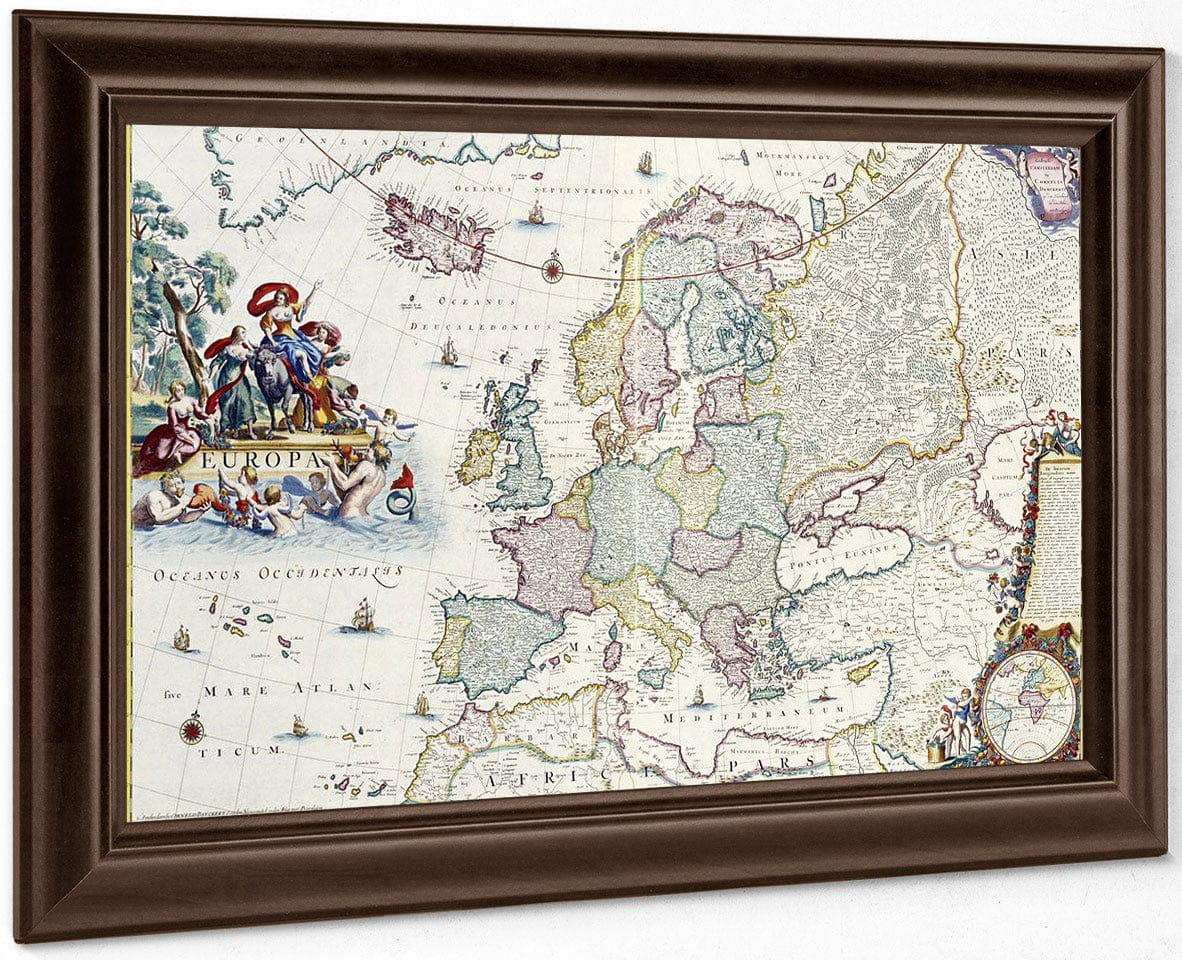 Map Of Europe By Cornelis Danckerts - Image 6
