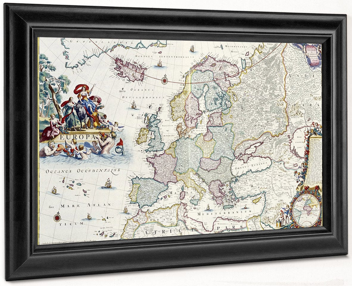 Map Of Europe By Cornelis Danckerts - Image 8