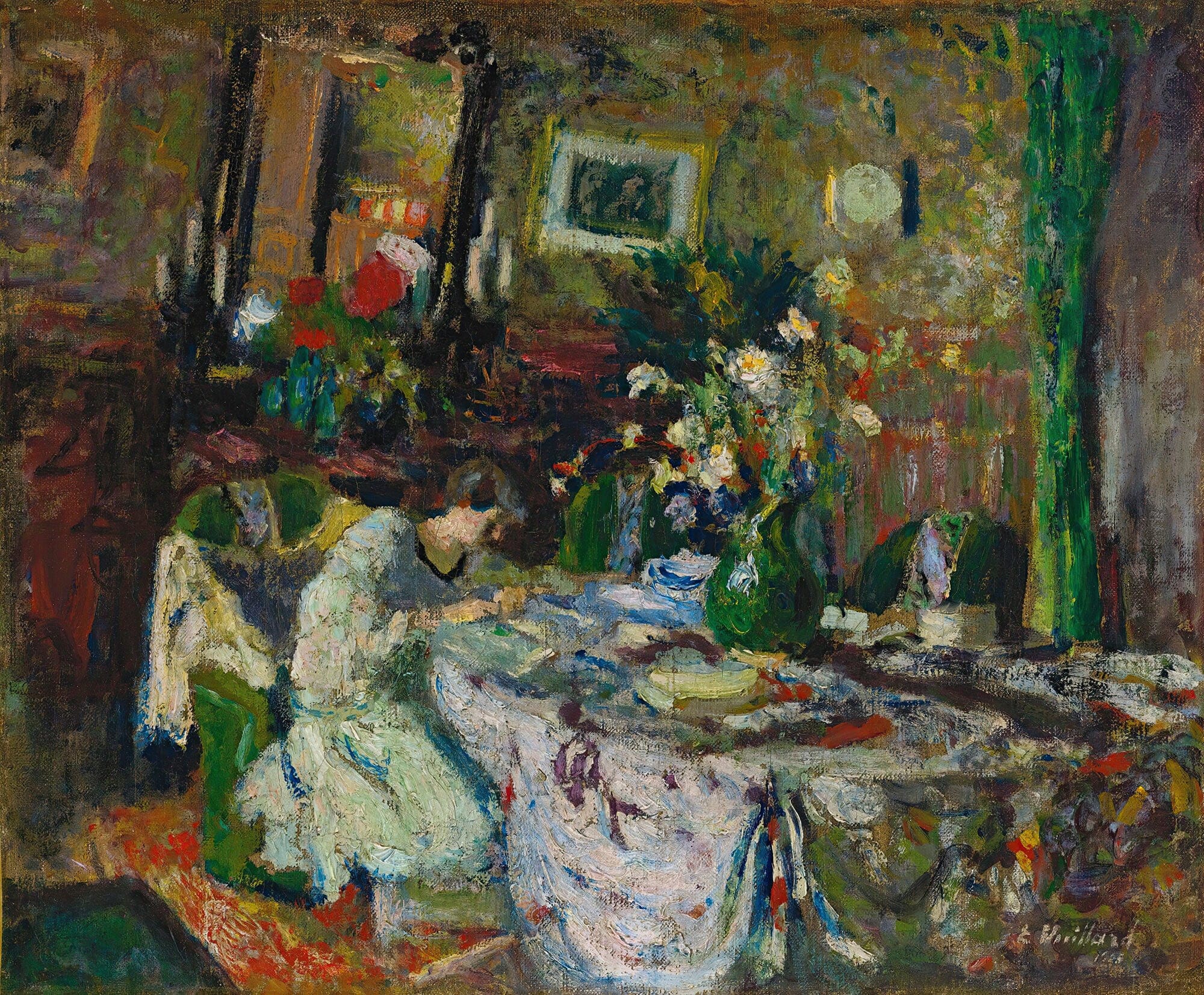 Marcelle Aron Dans La Salle A Manger Au Chateau Rouge by Edouard Vuillard - Image 2