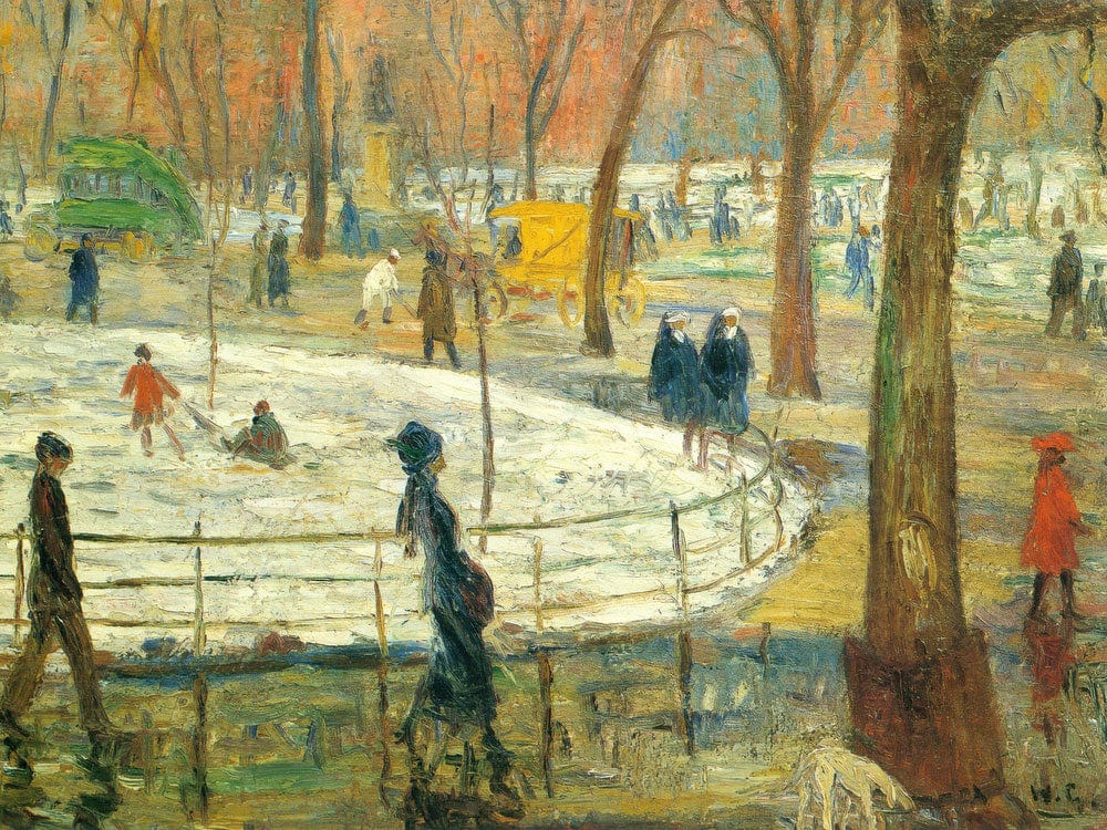 March Day Washington Square 1912 By William Glackens - Image 7
