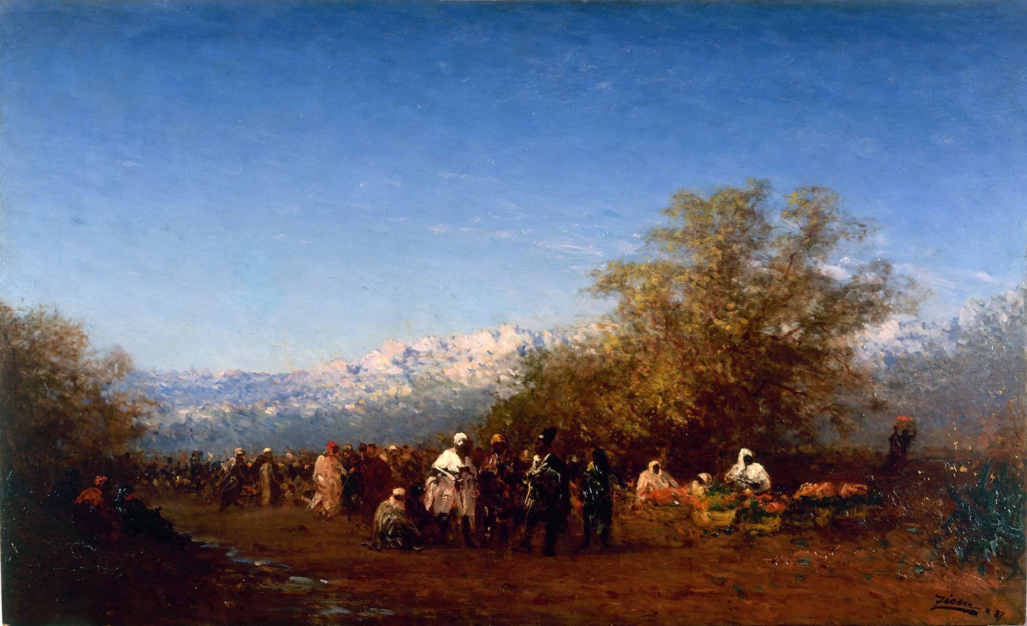 Marche A Fez by Felix Ziem - Image 2