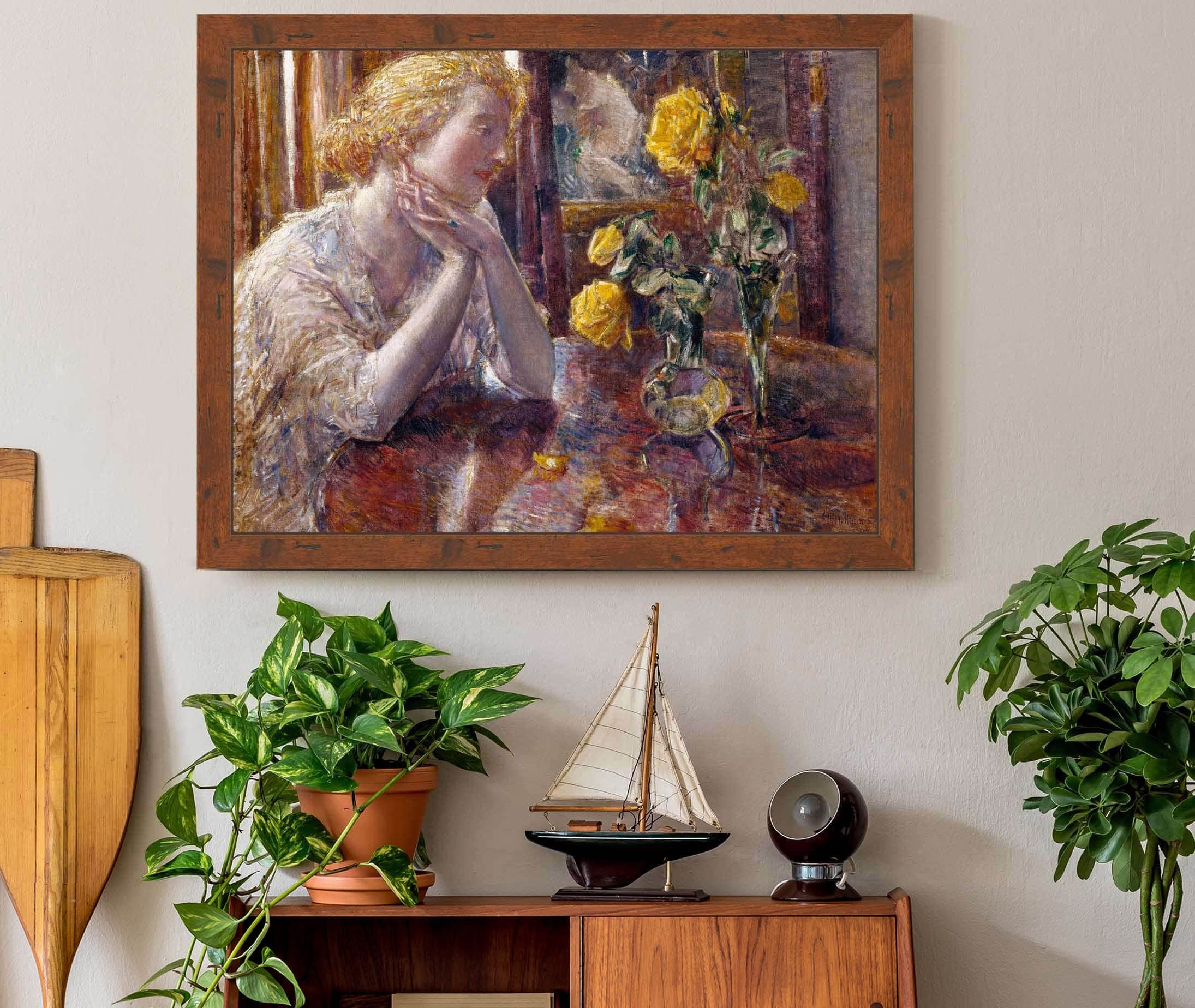 Marechal Niel Roses by Childe Hassam - Image 3