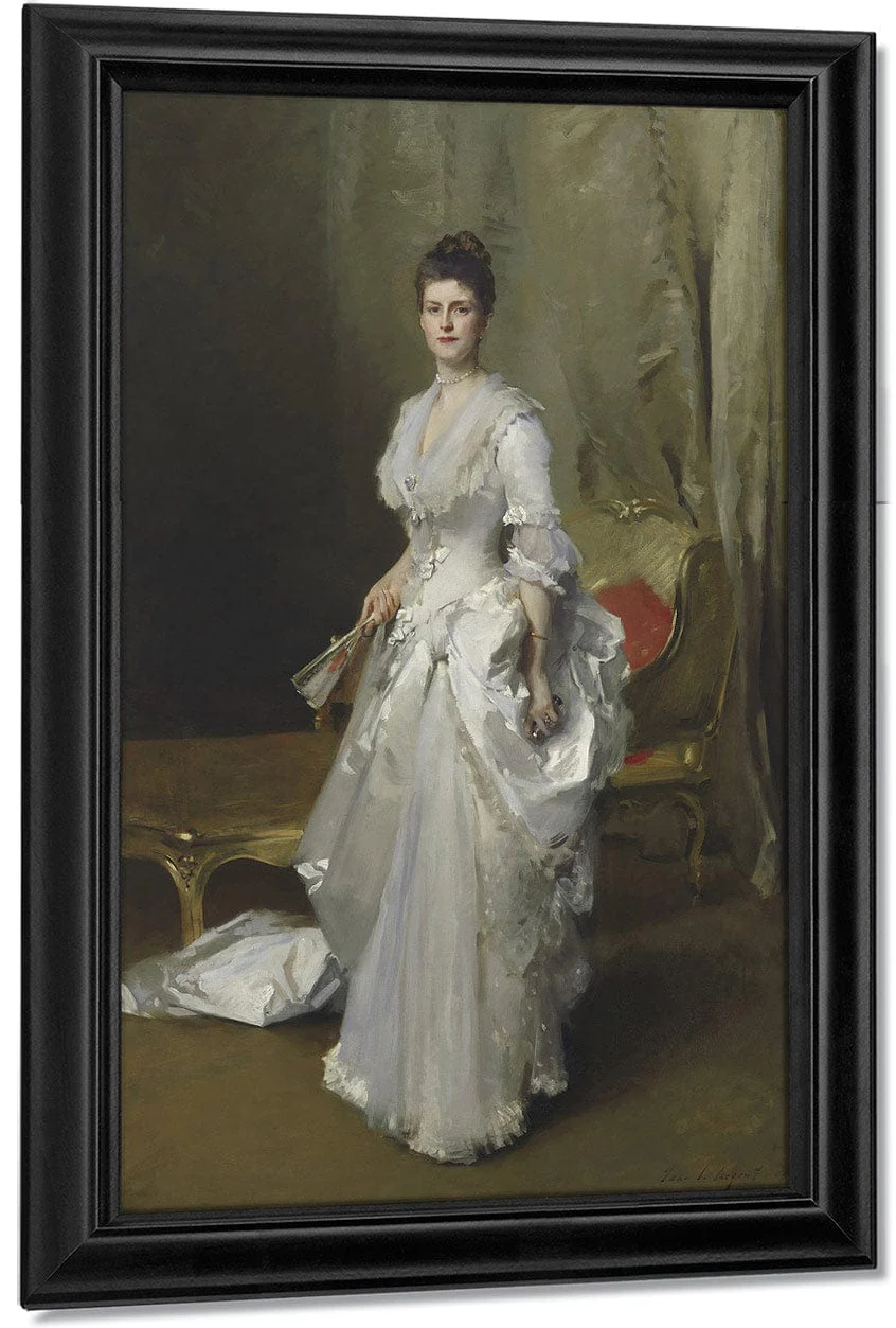 Margaret Stuyvesant Rutherfurd White (Mrs. Henry White) By John Singer Sargent - Image 6