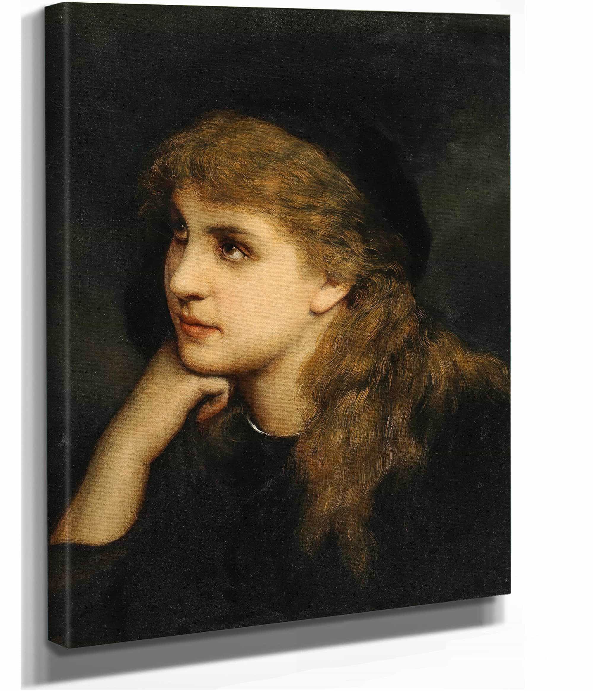 Margarethe by Gabriel Von Max - Image 2