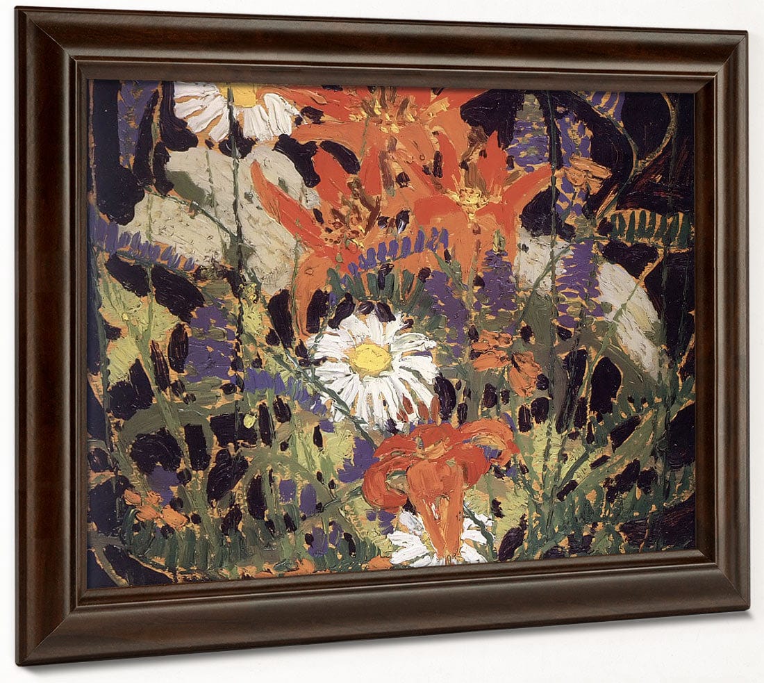 Marguerites Wood Lilies And Vetch By Tom Thomson - Image 6