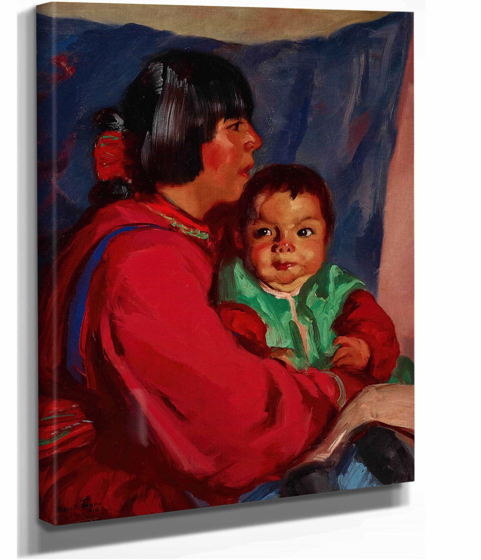 Maria And Baby by Robert Henri - Image 2
