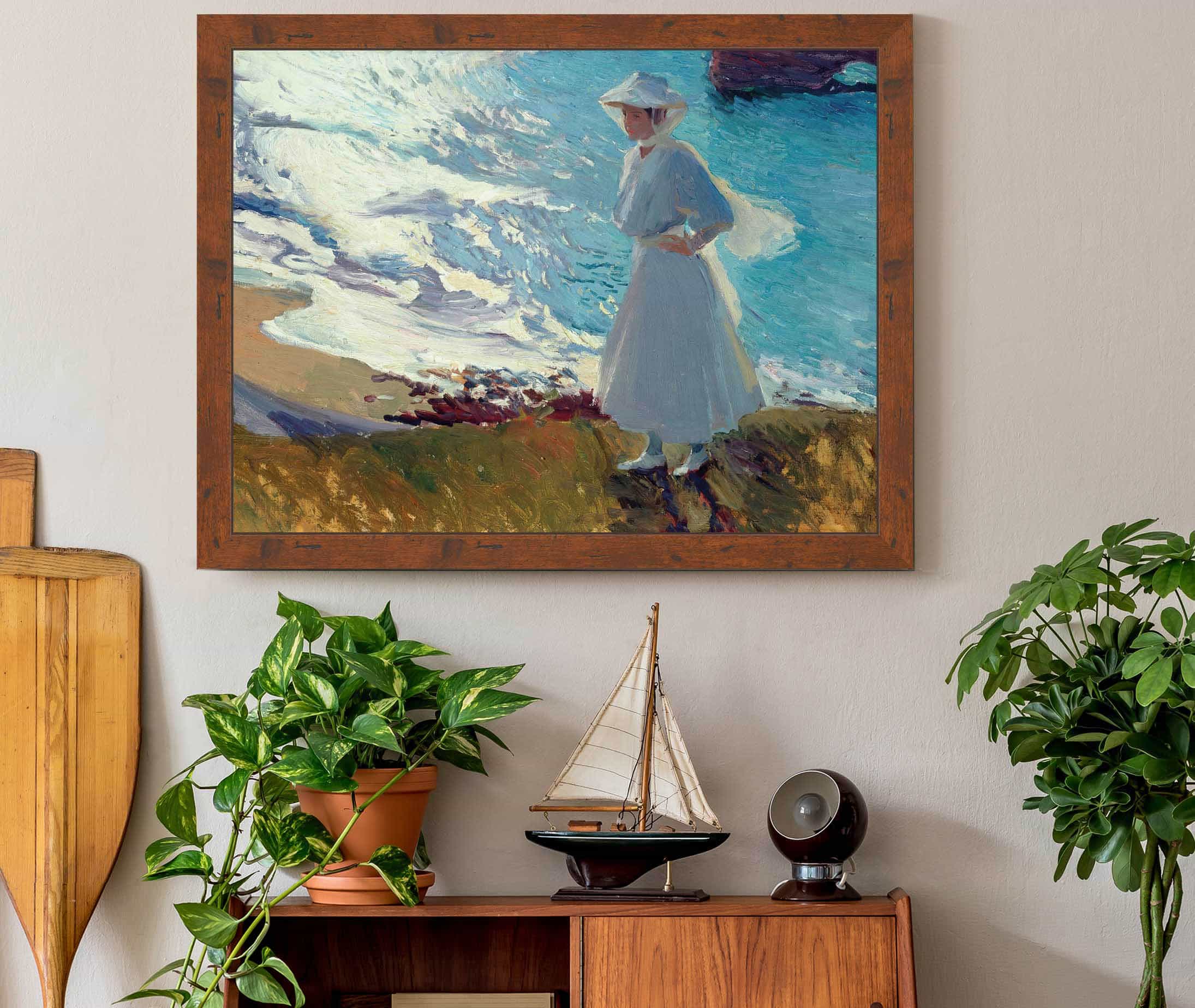 Maria On The Beach At Biarritz Or Contre Jour by Joaquin Sorolla - Image 3