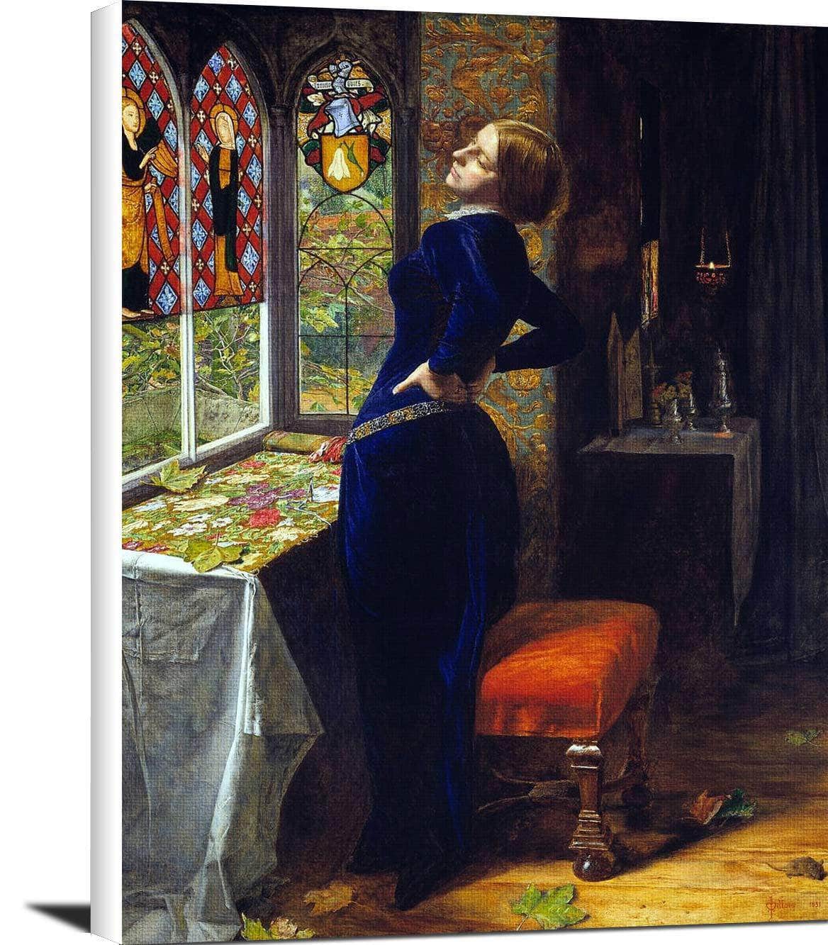 Mariana Painting John Everett Millais Canvas Art