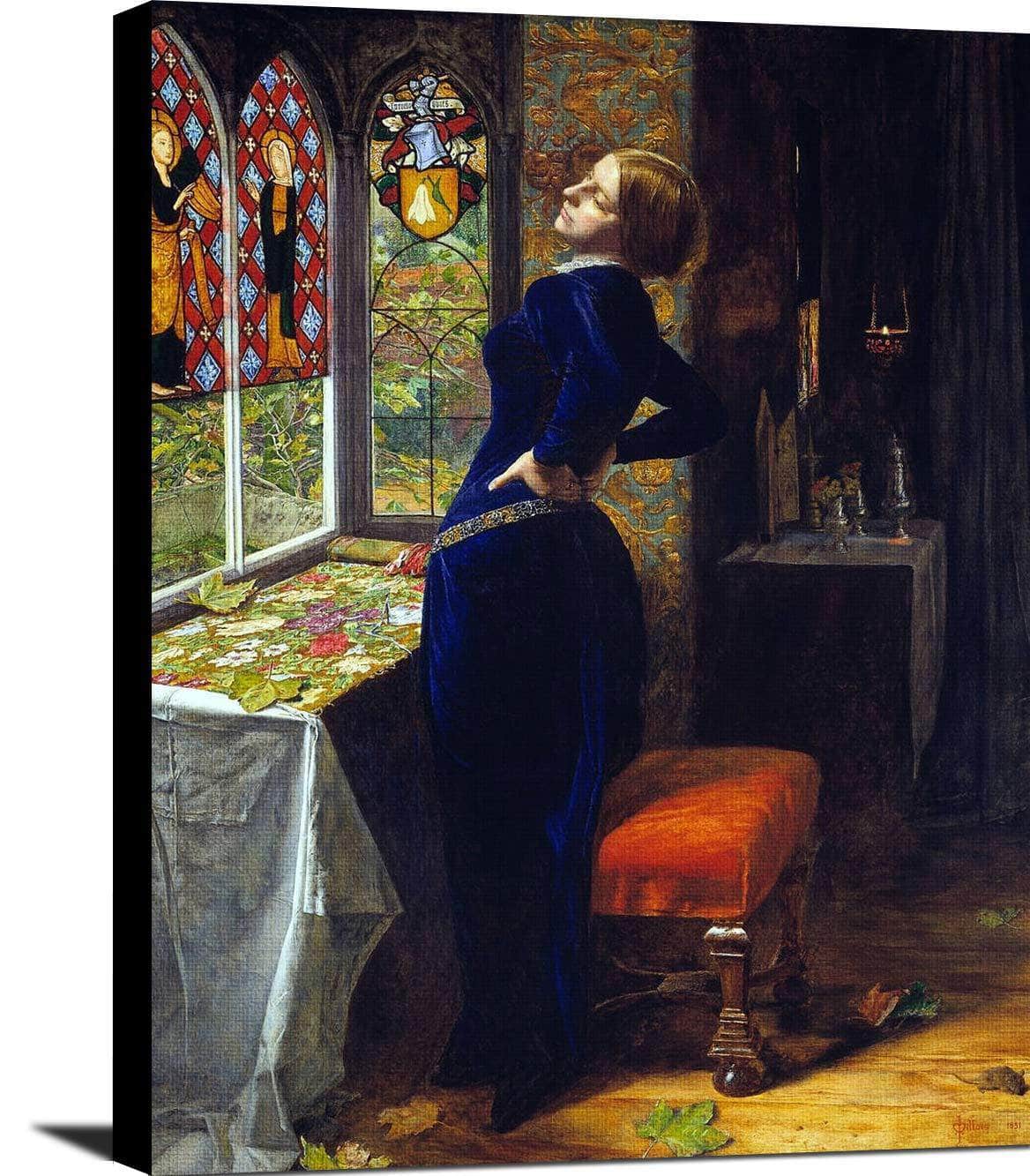 Mariana Painting John Everett Millais Canvas Art - Image 2