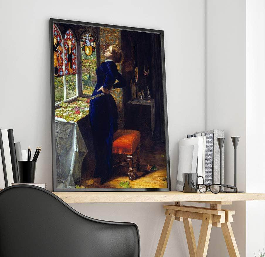 Mariana Painting John Everett Millais Canvas Art - Image 4