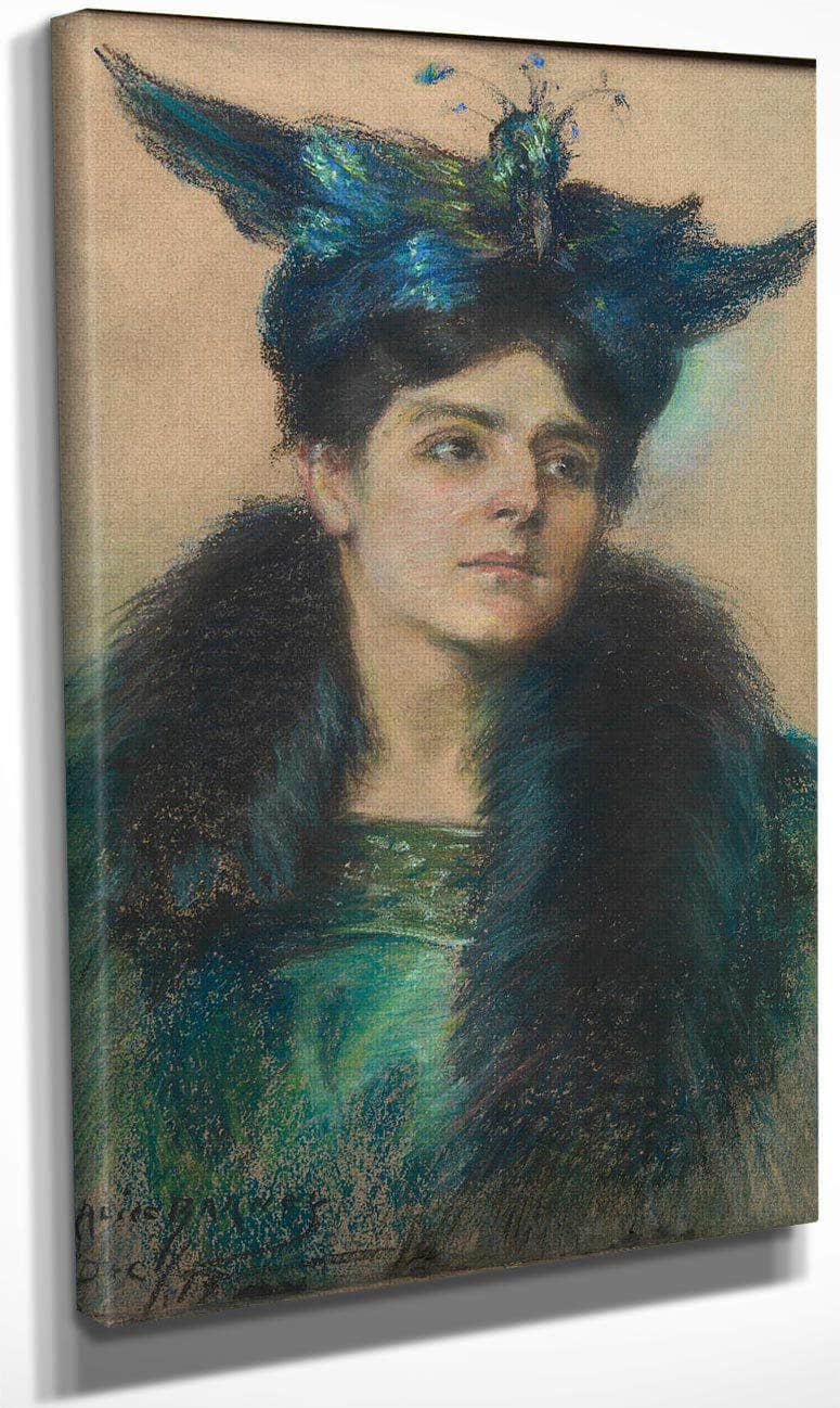 Marianne With Hat By Alice Pike Barney