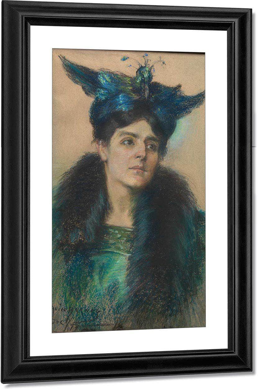 Marianne With Hat By Alice Pike Barney - Image 3