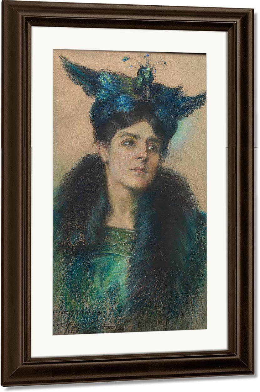 Marianne With Hat By Alice Pike Barney - Image 4