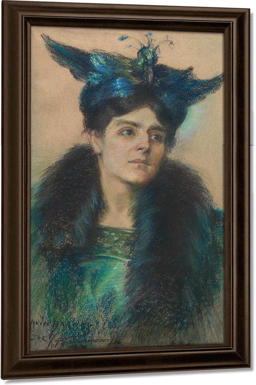 Marianne With Hat By Alice Pike Barney - Image 5