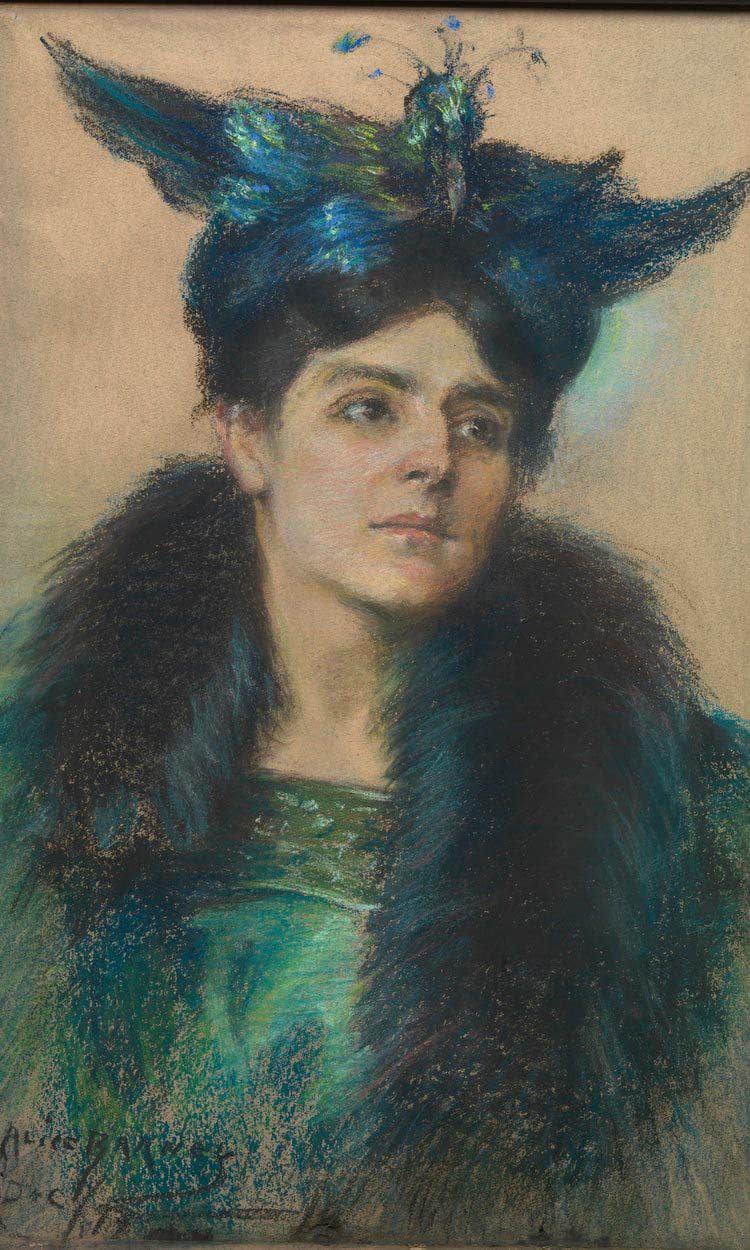 Marianne With Hat By Alice Pike Barney - Image 6