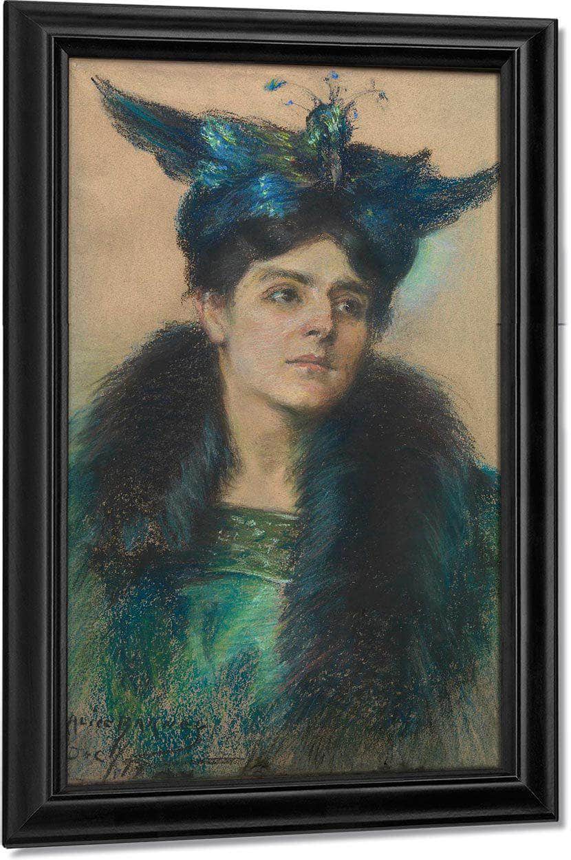 Marianne With Hat By Alice Pike Barney - Image 7