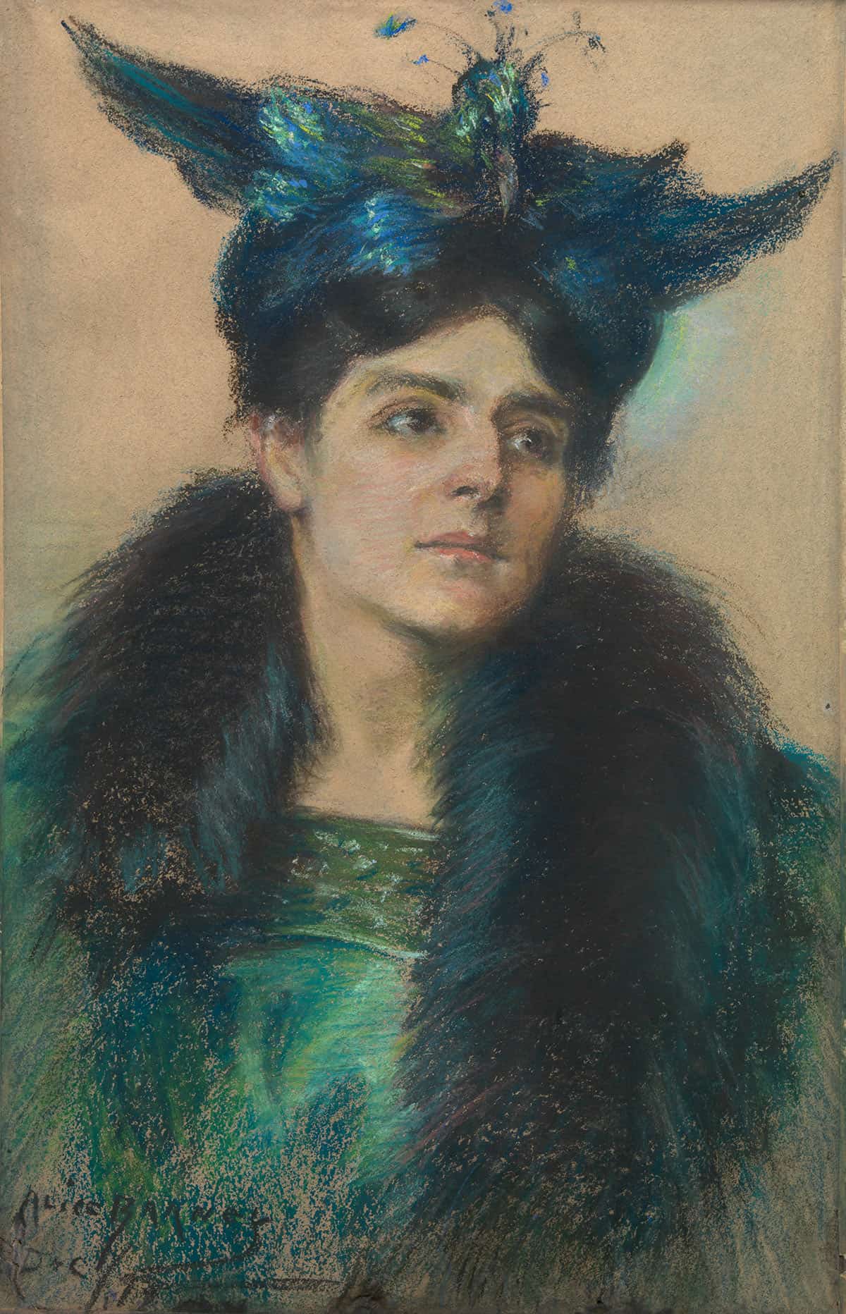 Marianne With Hat by Alice Pike Barney - Image 3
