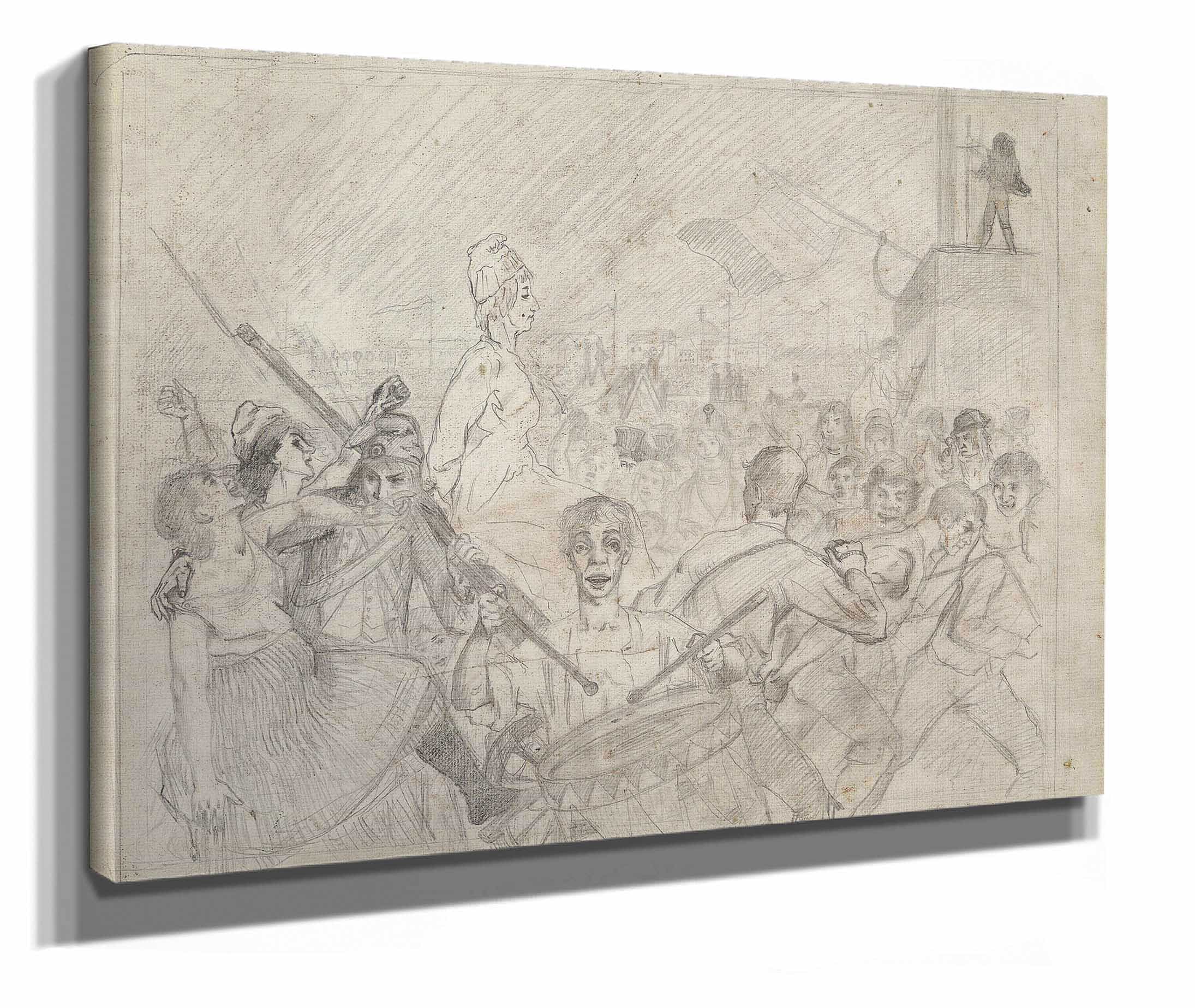 Marie Antoinette Vorzeichnung by Lovis Corinth - Image 2