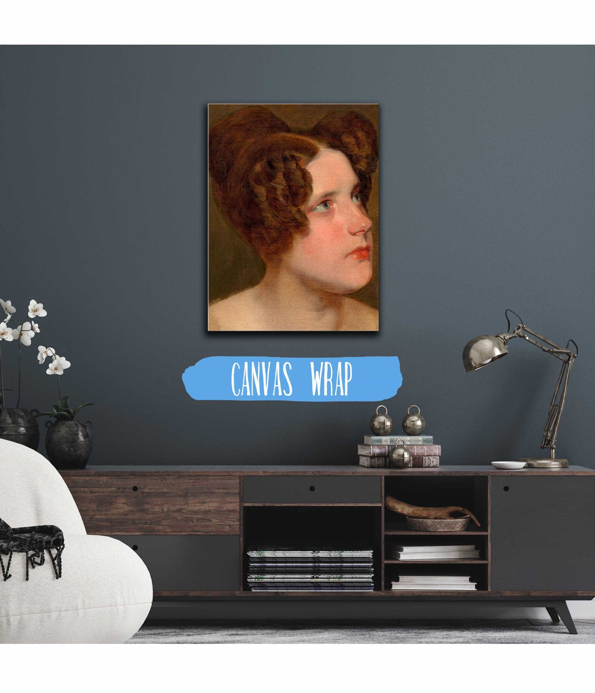 Marie Baumann Verh Loewe by Friedrich Von Amerling - Image 3