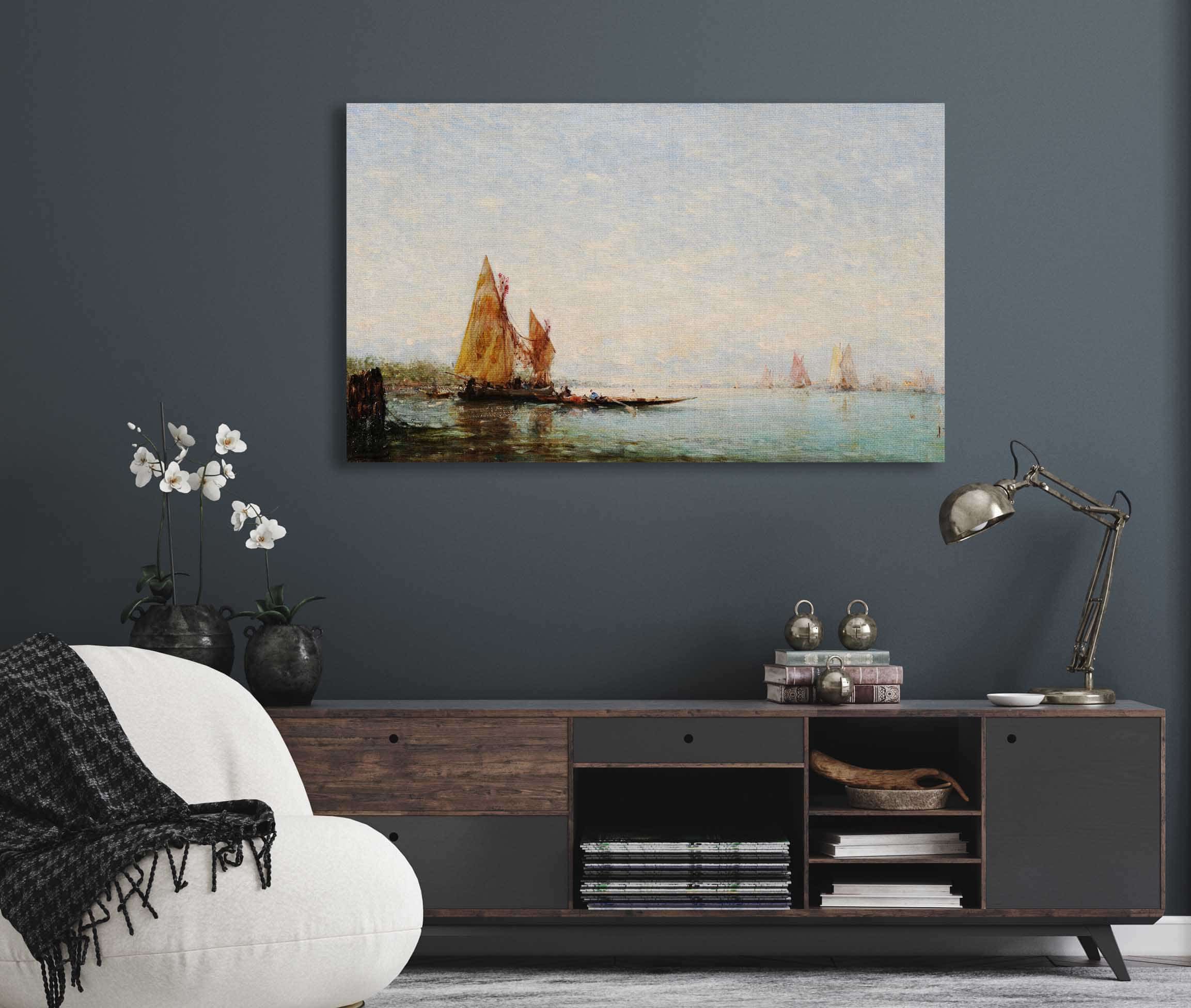 Marine Constantinople Before by Felix Ziem - Image 5