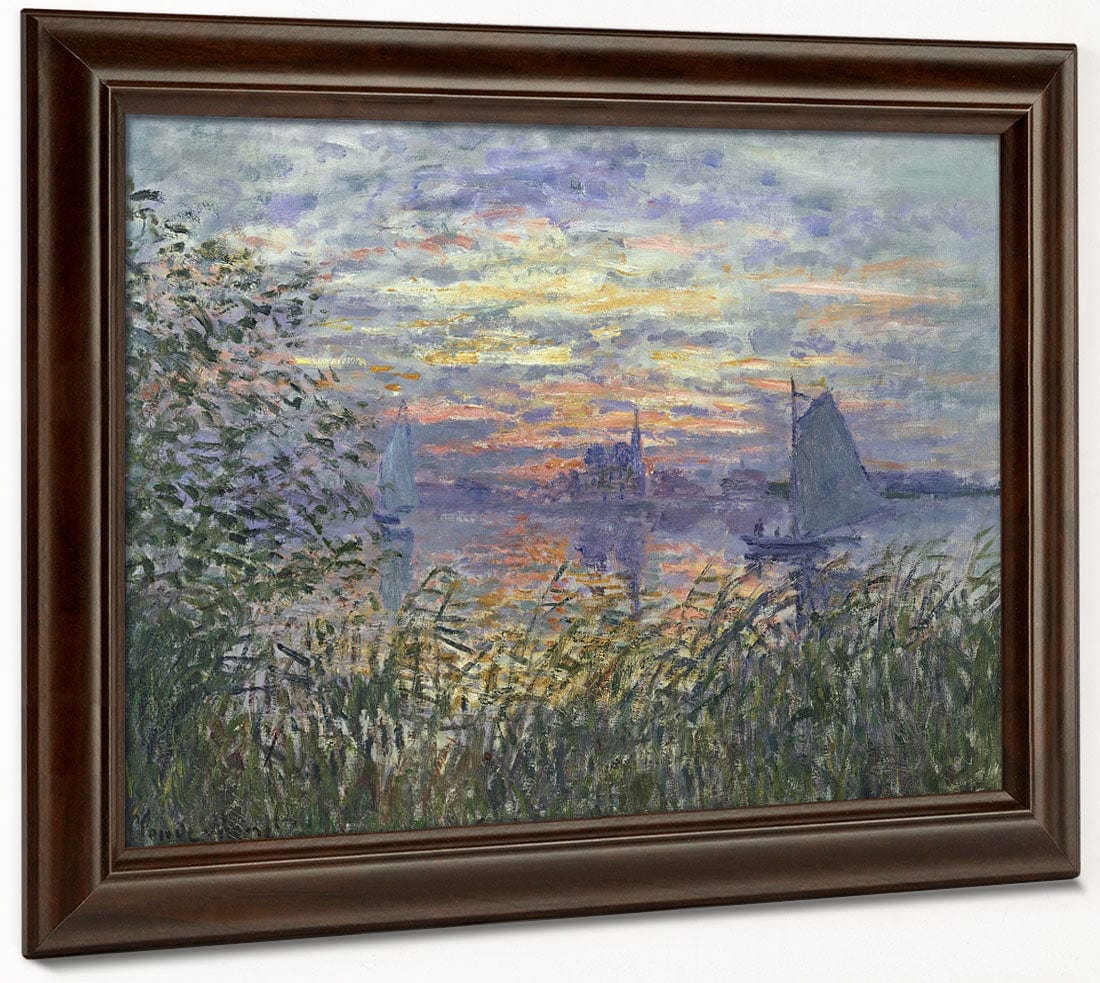 Marine View With A Sunset 1 By Claude Monet - Image 6