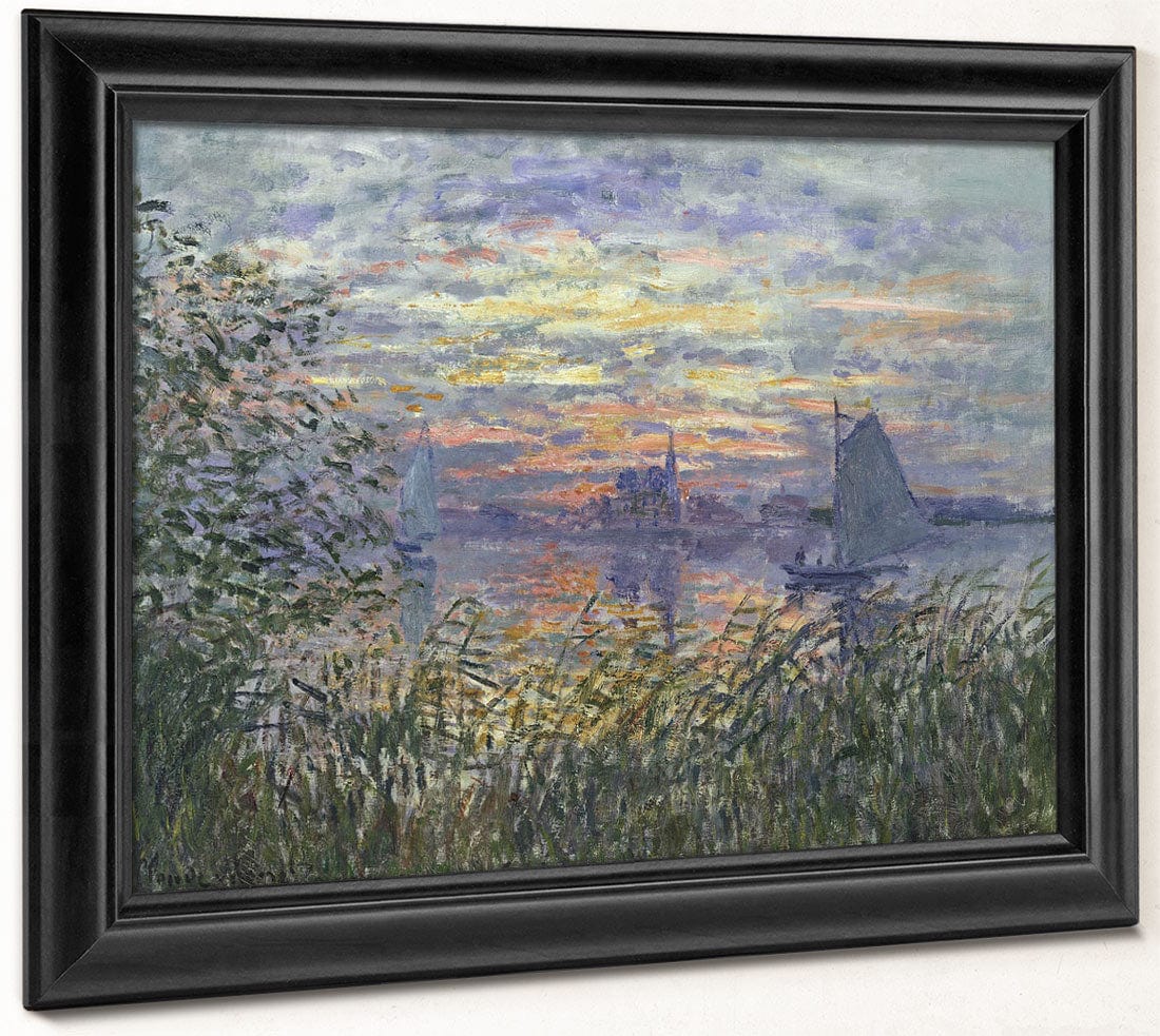 Marine View With A Sunset 1 By Claude Monet - Image 8
