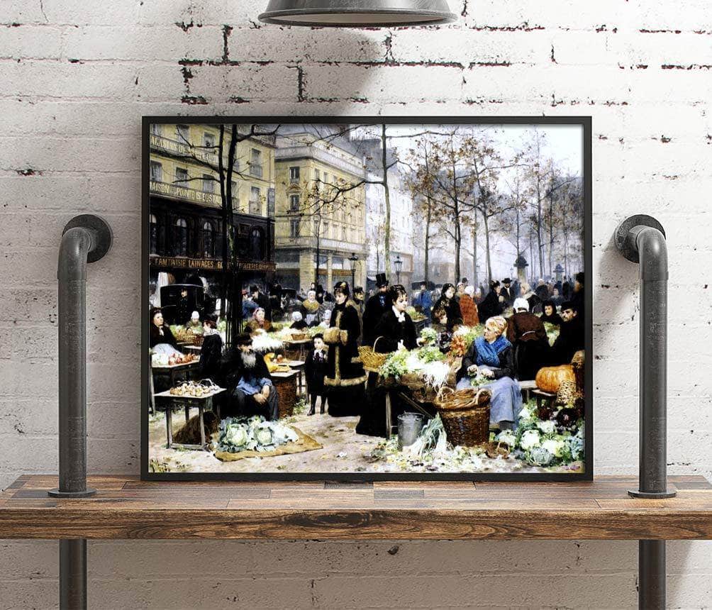 Market Day Painting Victor Gabriel Gilbert Canvas Art - Image 4