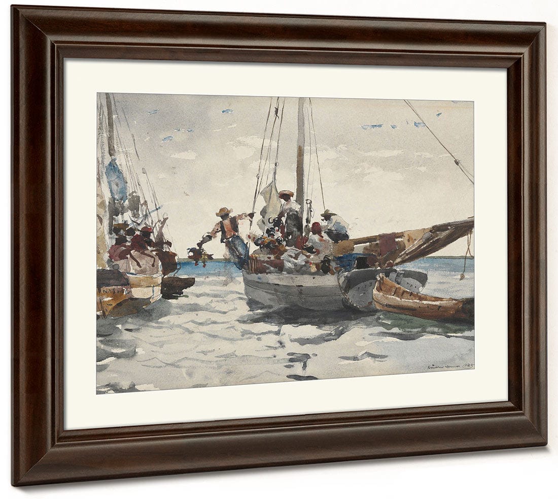 Market Scene, Nassau By Winslow Homer - Image 3