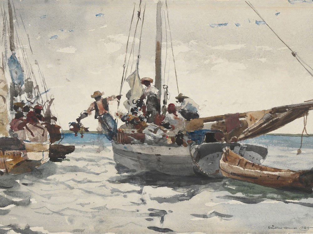Market Scene, Nassau By Winslow Homer - Image 5
