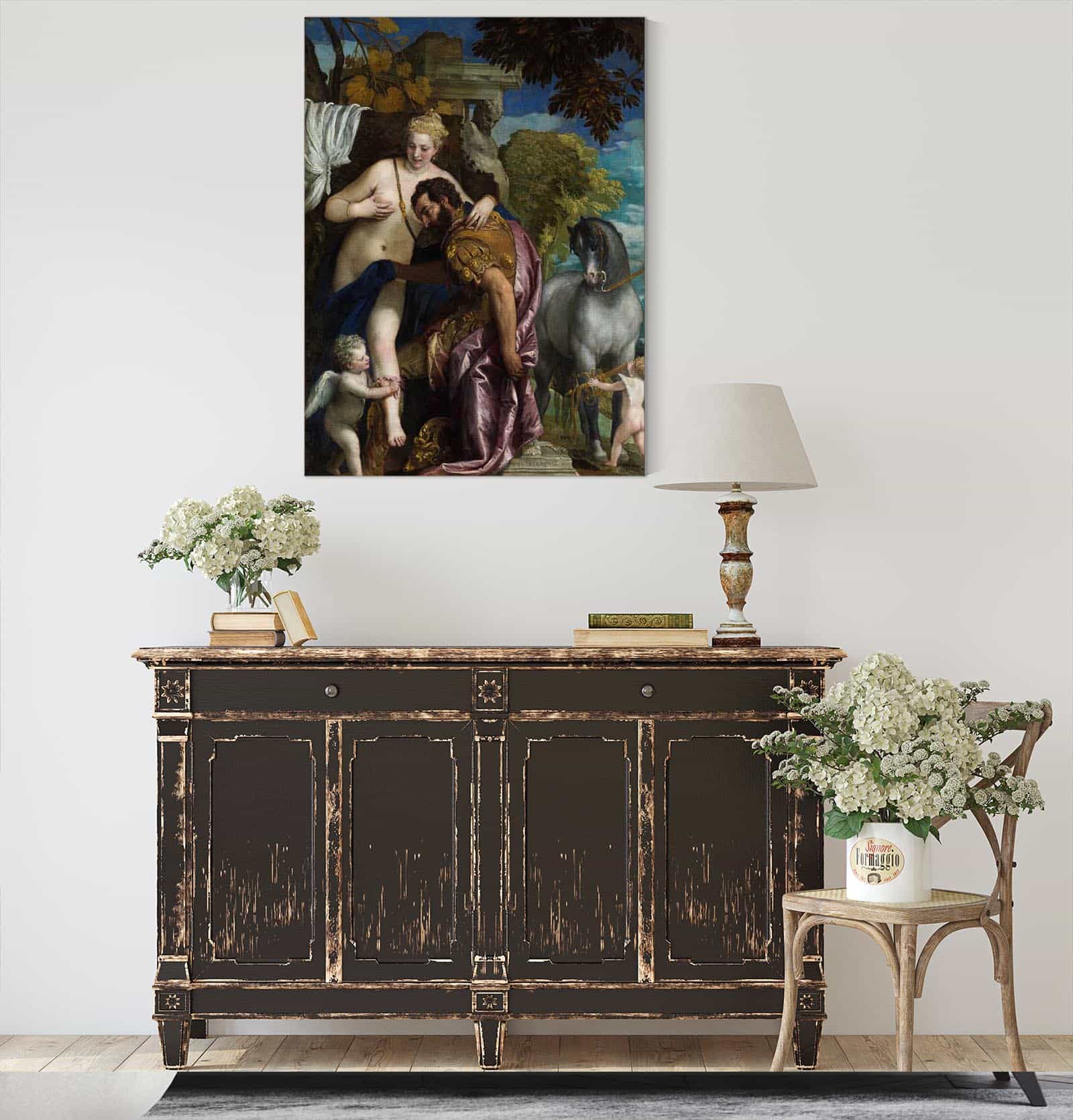 Mars And Venus United By Love S by Paolo Veronese - Image 4
