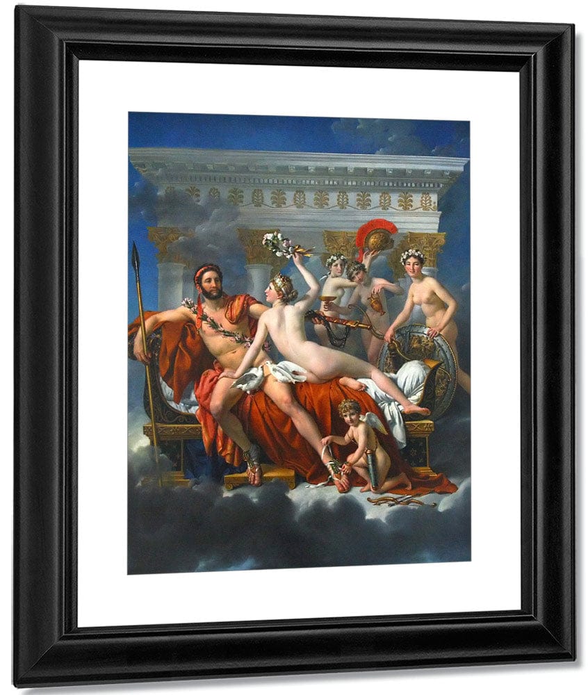Mars Disarmed By Venus And The Three Graces By Jacques Louis David - Image 2