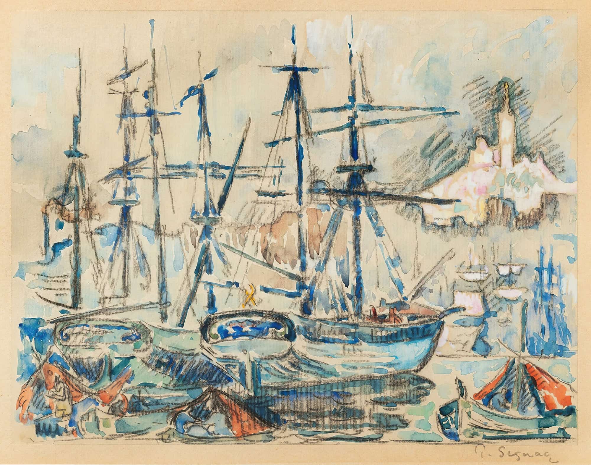 Marseille by Paul Signac