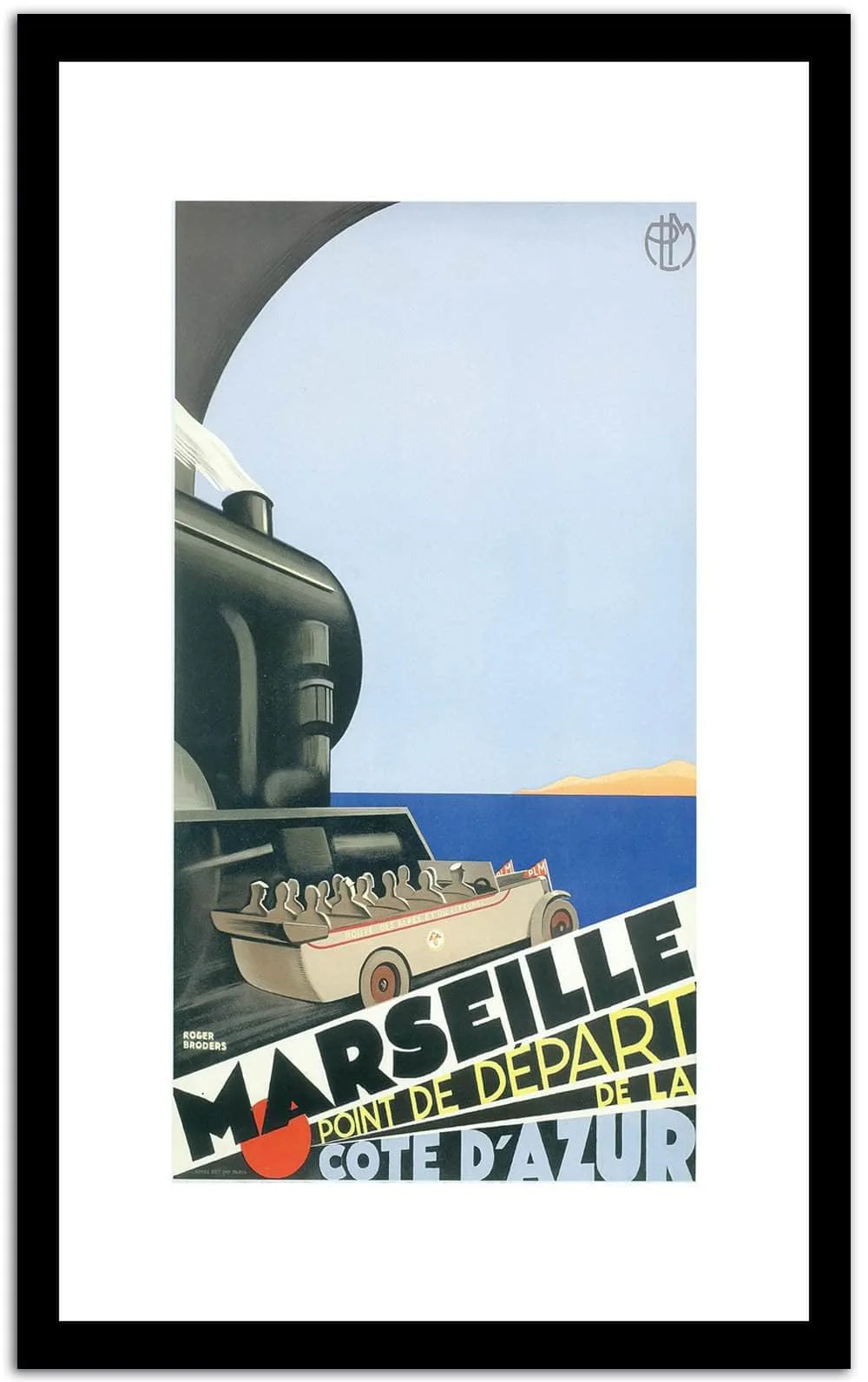 Marseille Vintage Poster