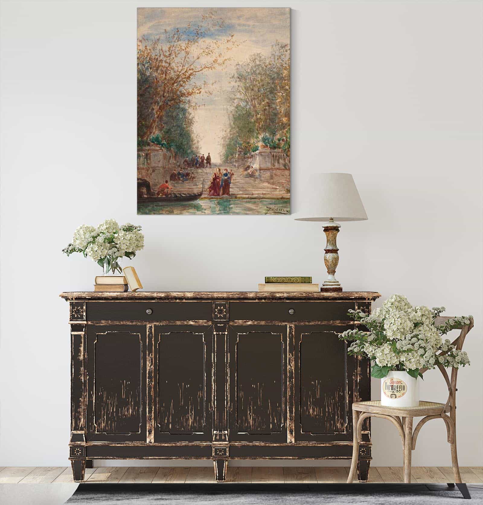 Martigues Venise Lentree Du Jardin Francais by Felix Ziem - Image 4