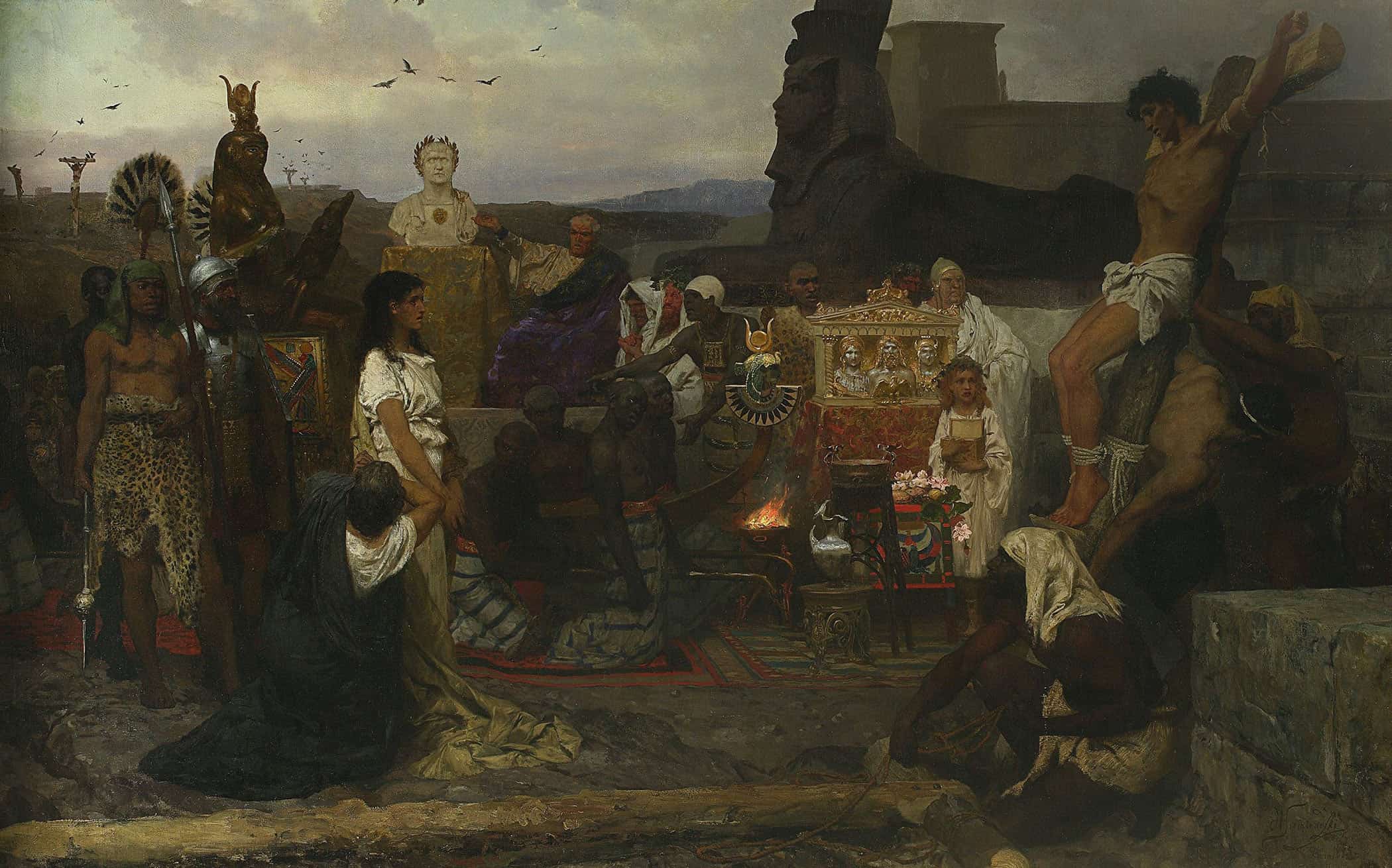 Martyrdom Of Early Christians by Henryk Siemiradzki - Image 2