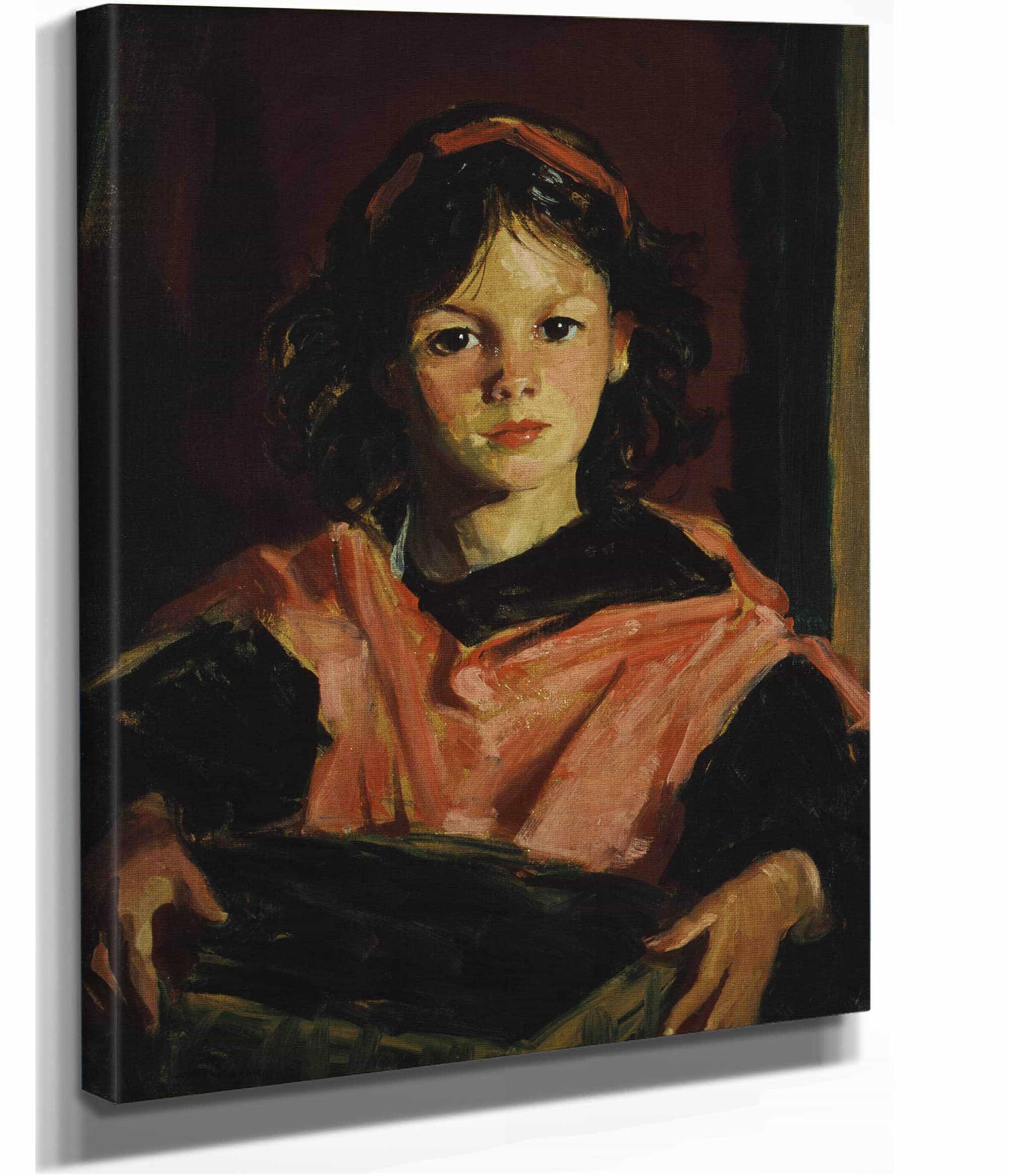 Mary Ann With Her Basket by Robert Henri - Image 2