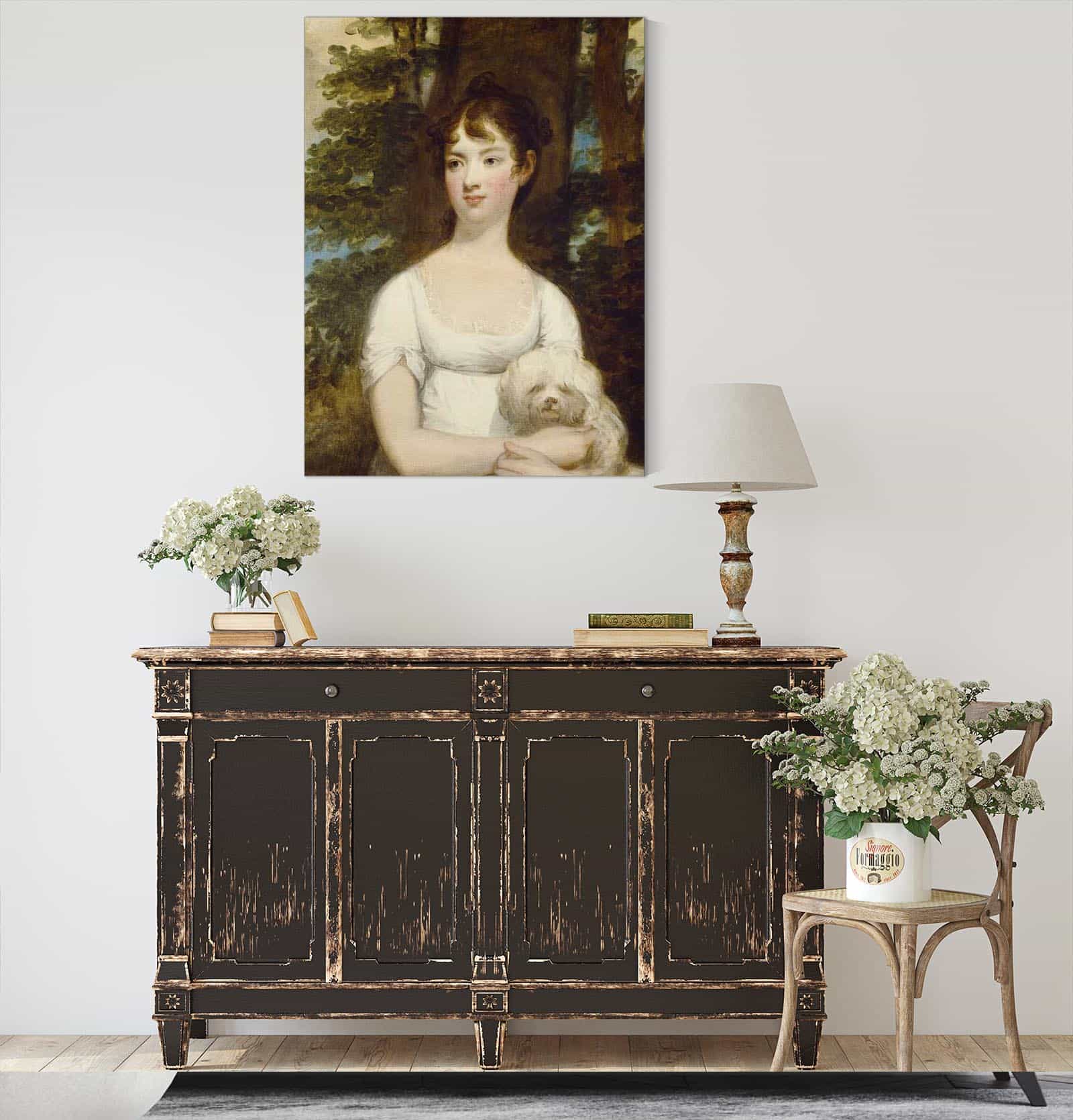 Mary Barry by Gilbert Stuart - Image 4