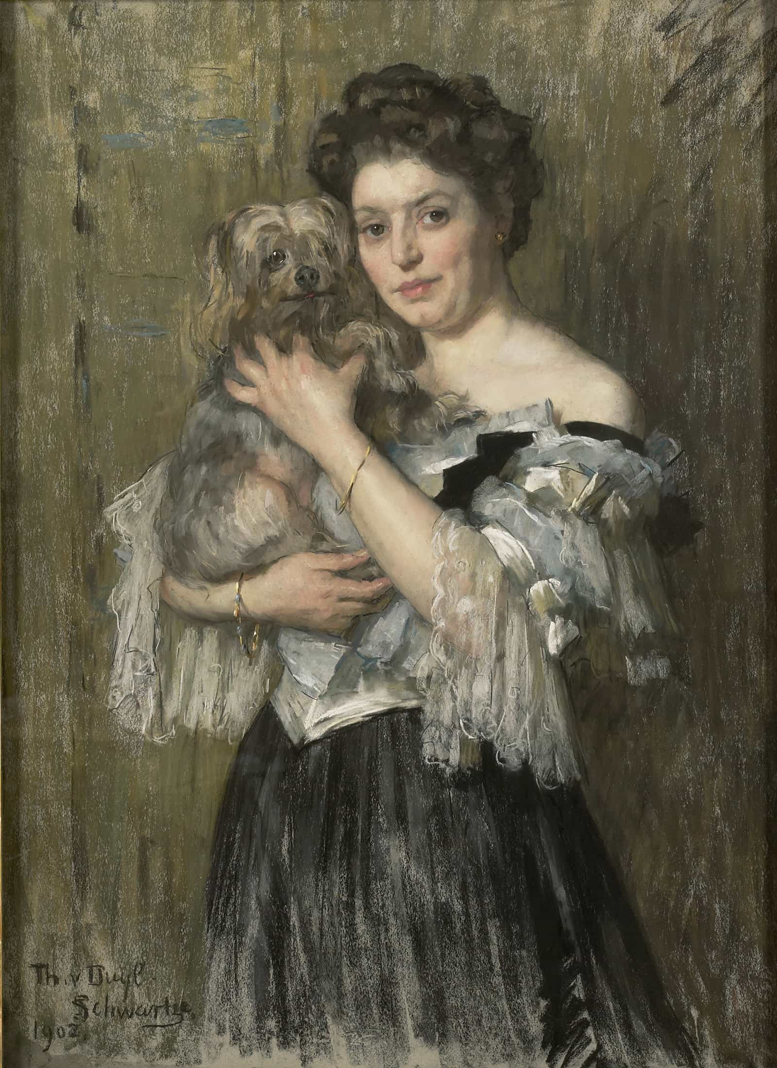 Mary Catherine Josephine Jordan Wife Of The Painter George Hendrik Breitner by Therese Schwartze