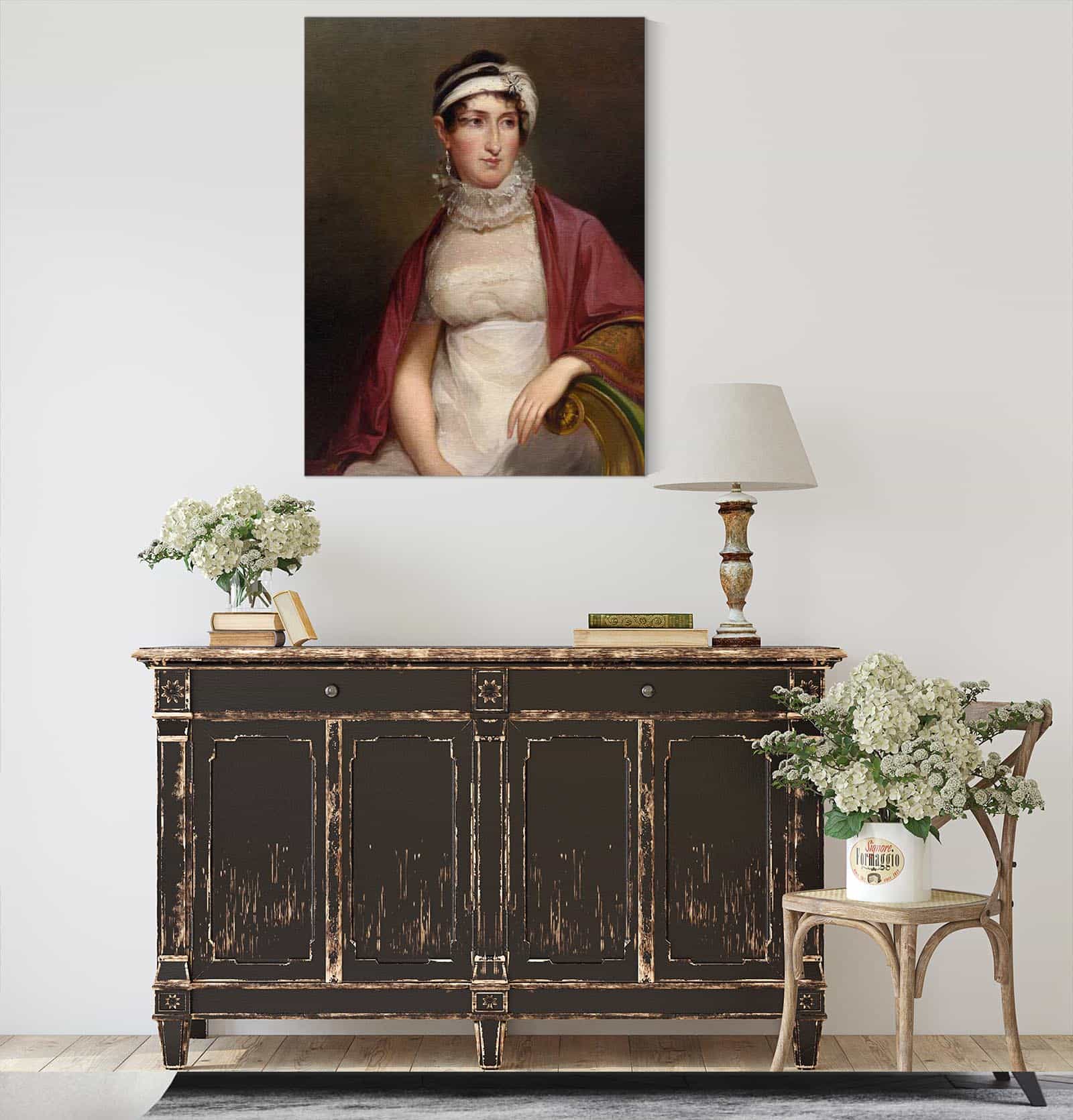 Mary Harveymrs Paul Beck by Thomas Sully - Image 4