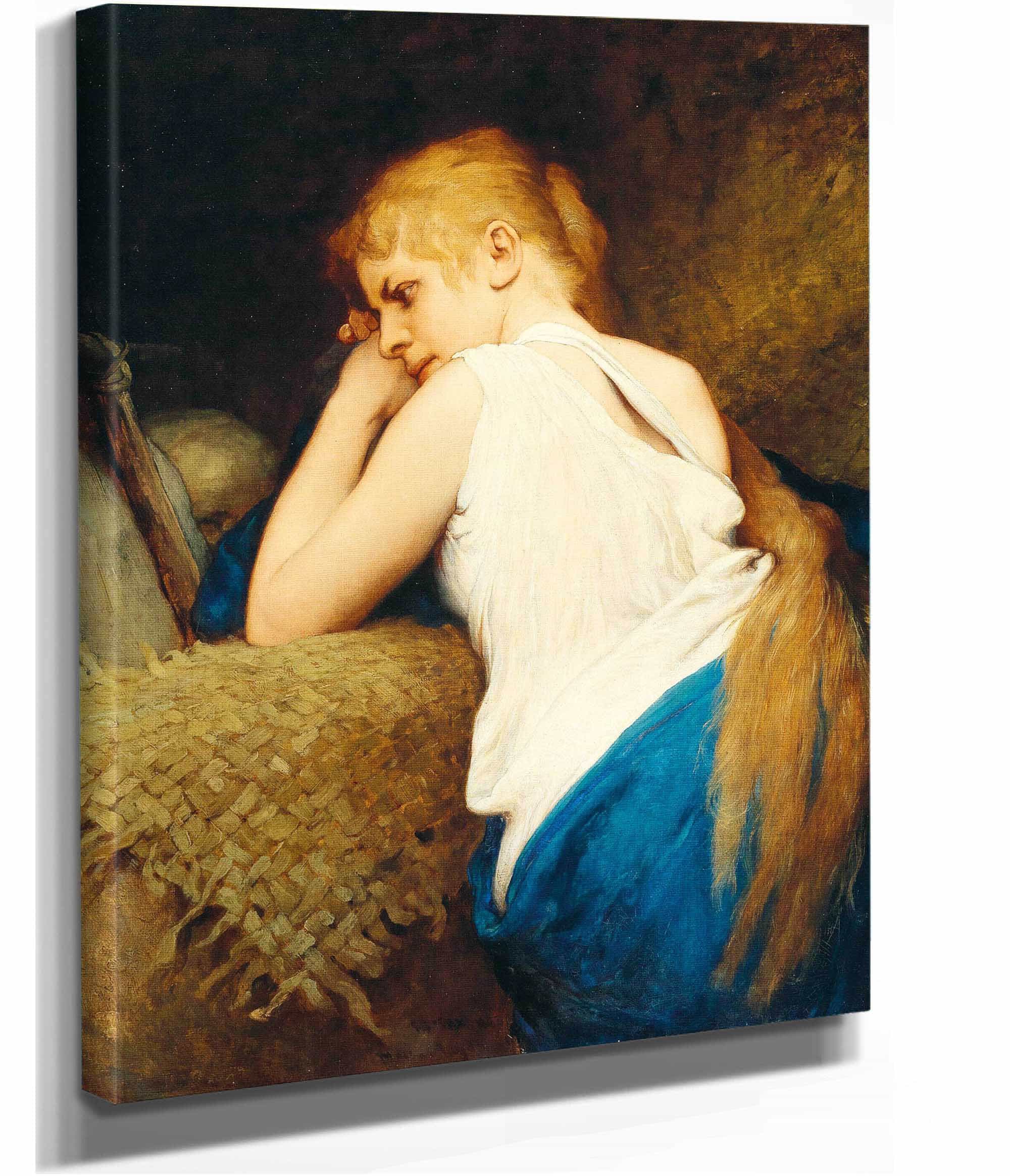 Mary Magdalene by Gabriel Von Max - Image 2