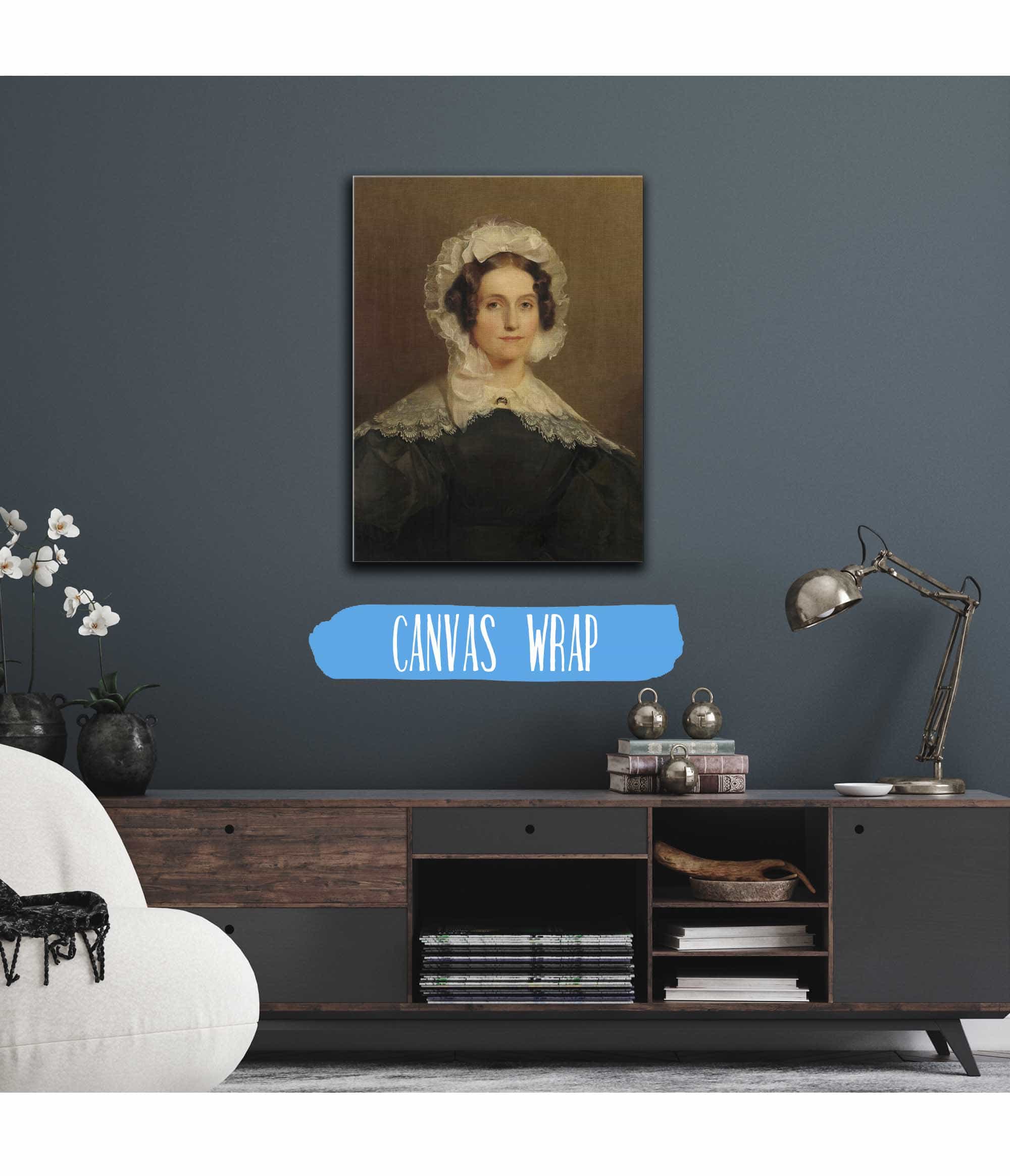 Mary Stout Wife Of Richard Stout by Thomas Sully - Image 3