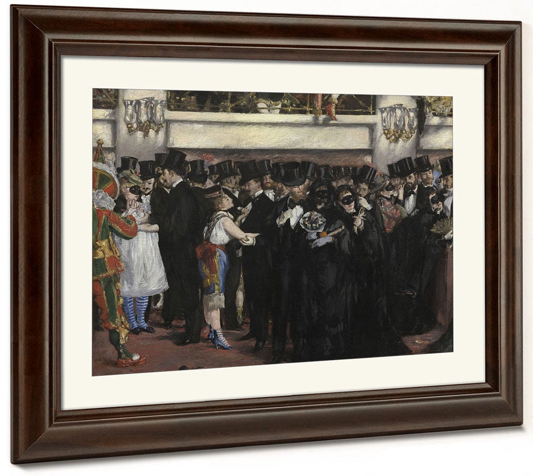 Masked Ball At The Opera By Edouard Manet - Image 5