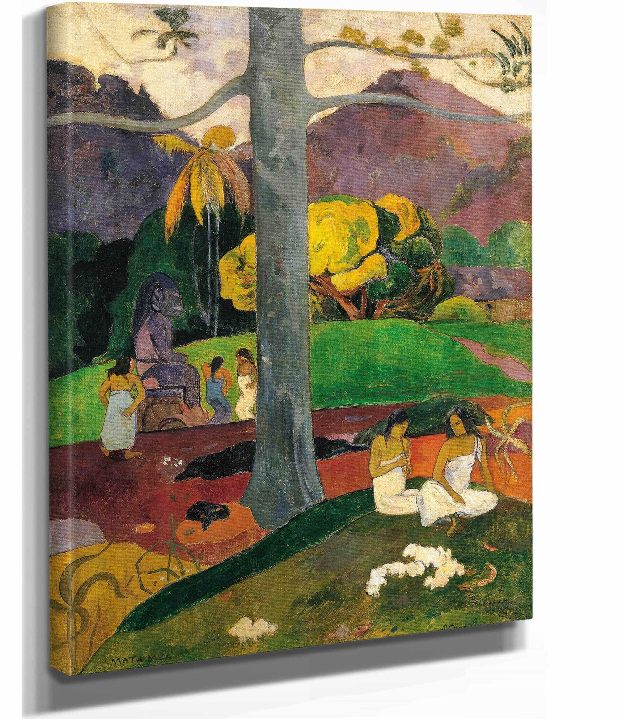 Mata Mua In Olden Times by Paul Gauguin - Image 2