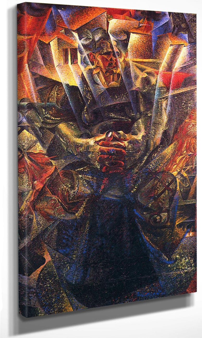 Materia 1912 Oil On Canvas 150X225 Private Collection By Umberto Boccioni